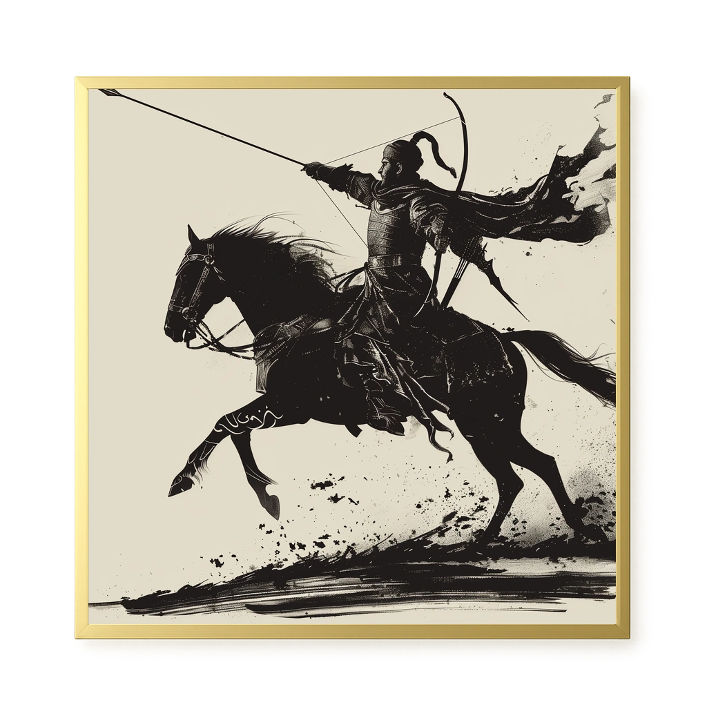 The Archer Warrior Canvas Wall Art