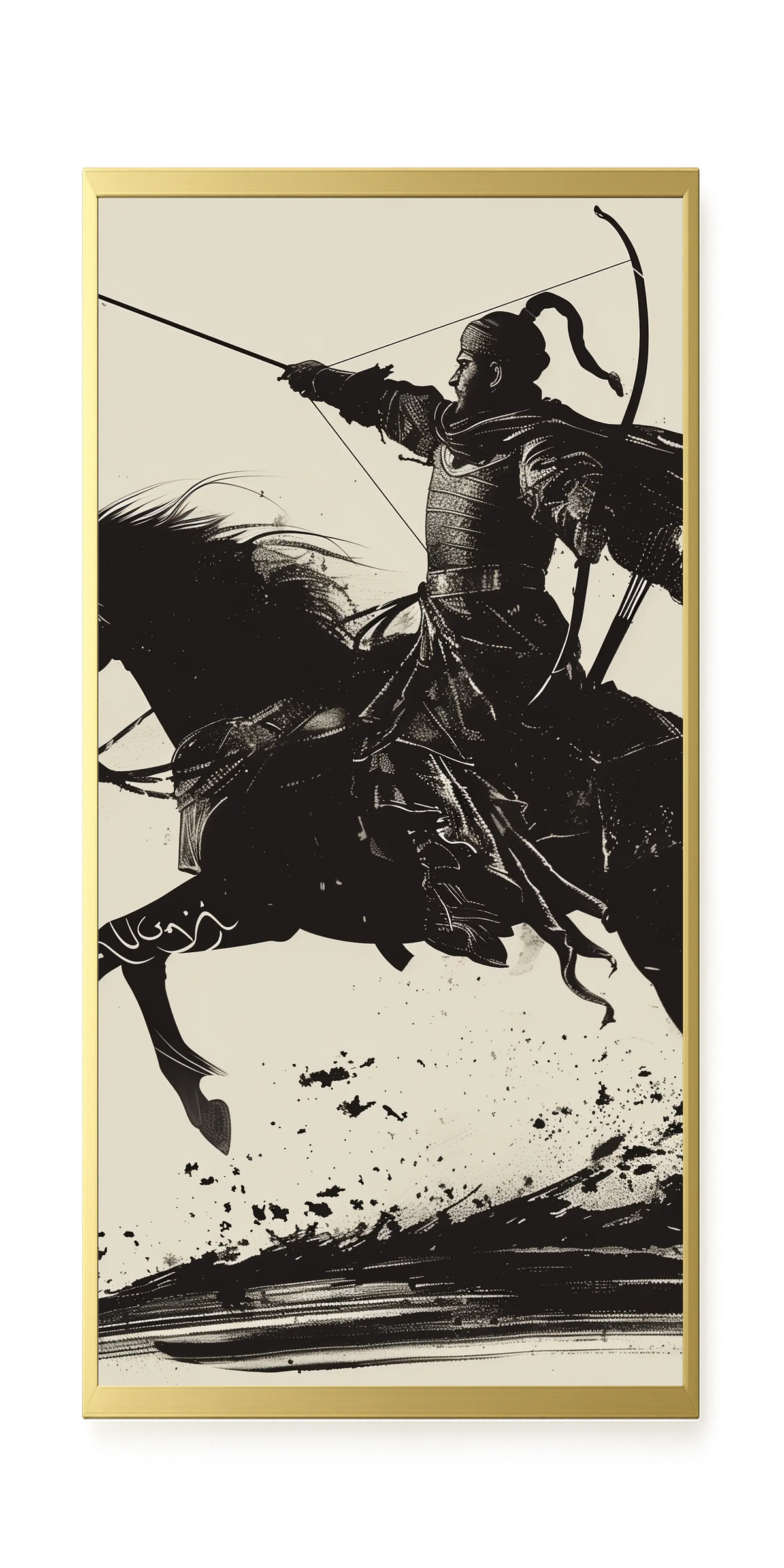 The Archer Warrior Canvas Wall Art