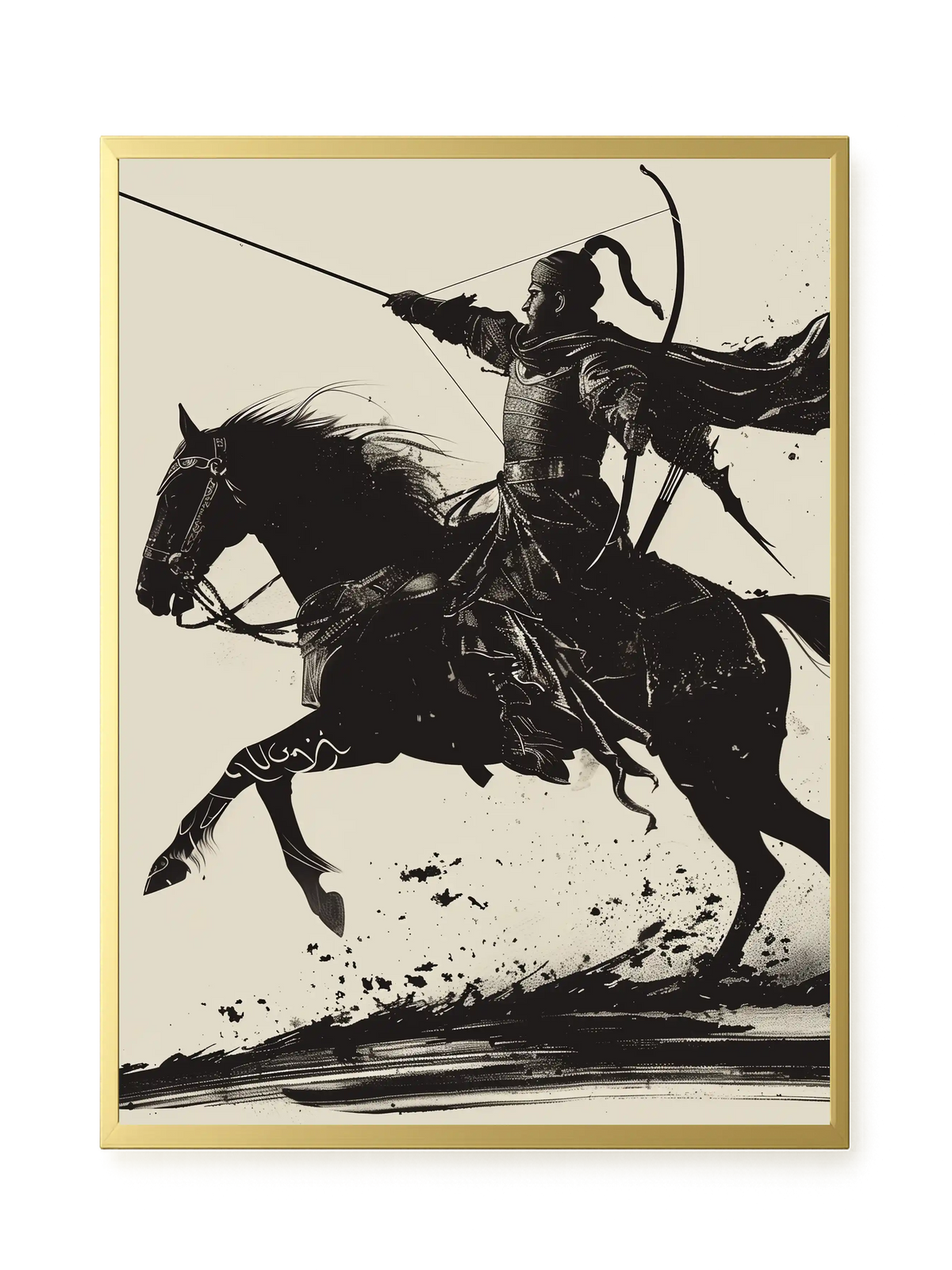 The Archer Warrior Canvas Wall Art