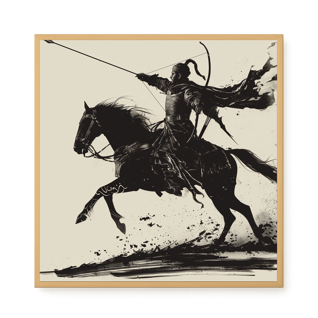 The Archer Warrior Canvas Wall Art