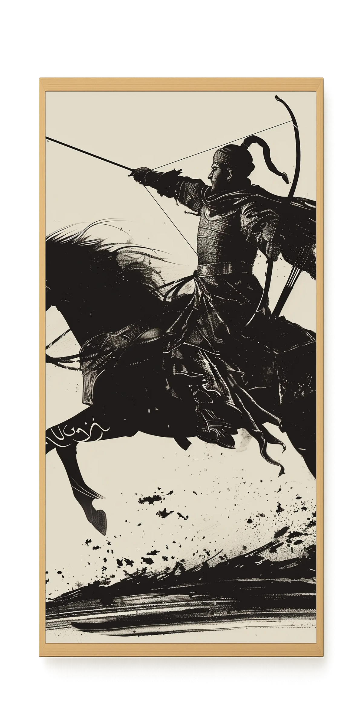 The Archer Warrior Canvas Wall Art