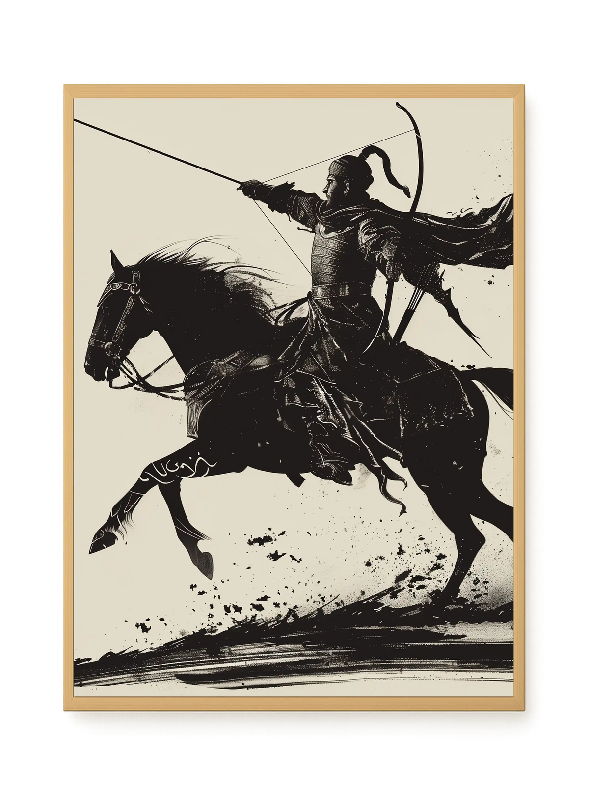 The Archer Warrior Canvas Wall Art