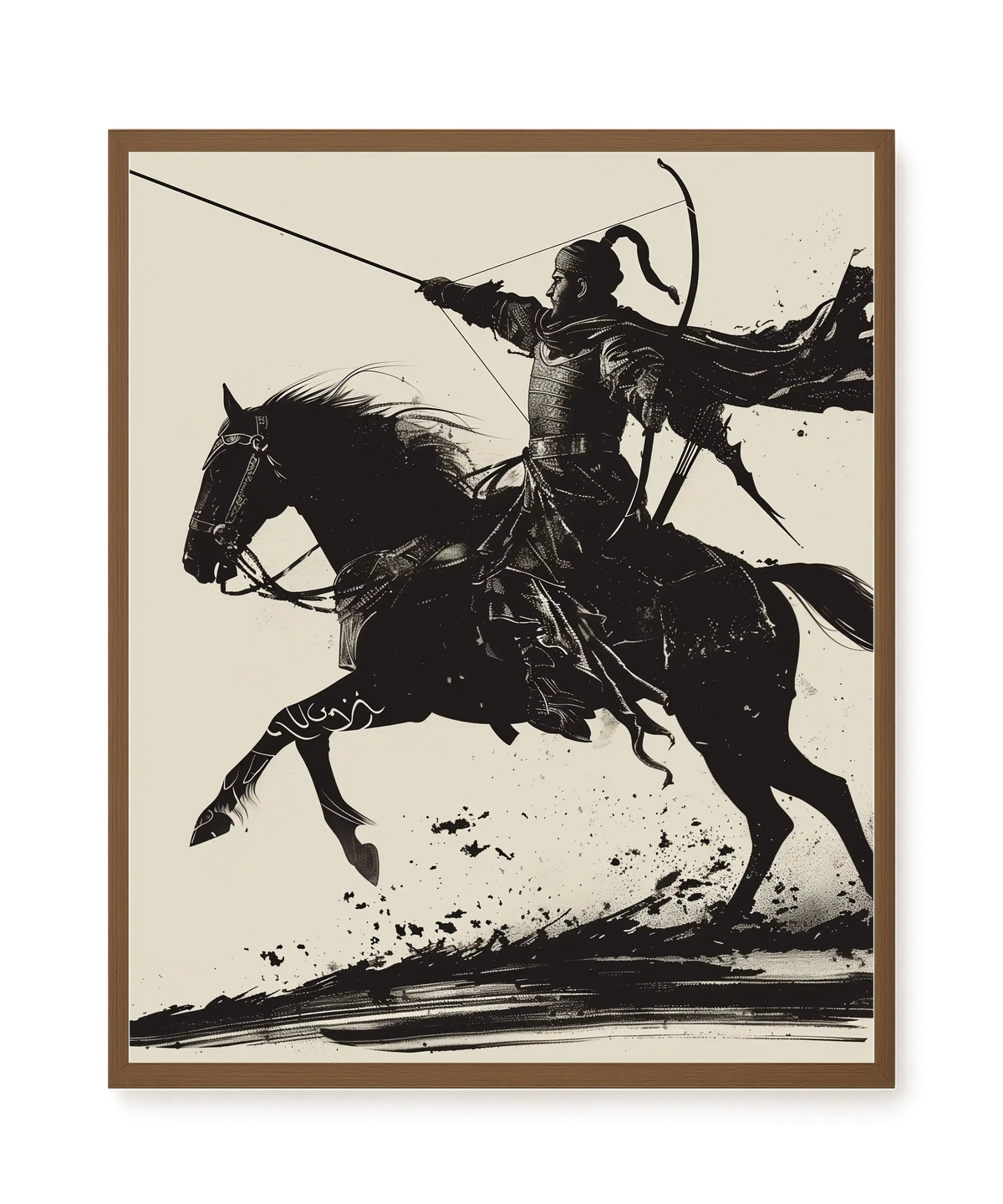 The Archer Warrior Canvas Wall Art