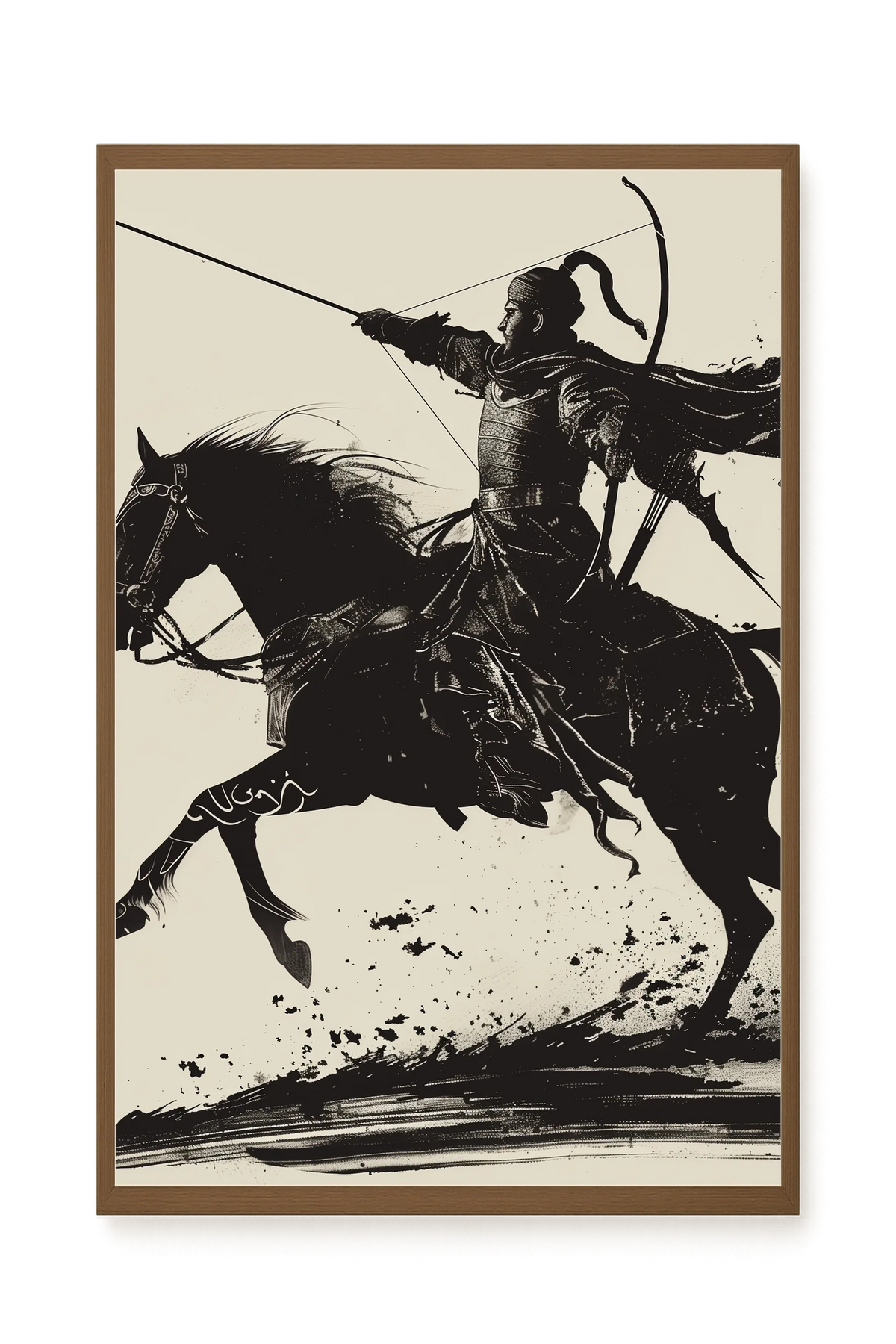 The Archer Warrior Canvas Wall Art