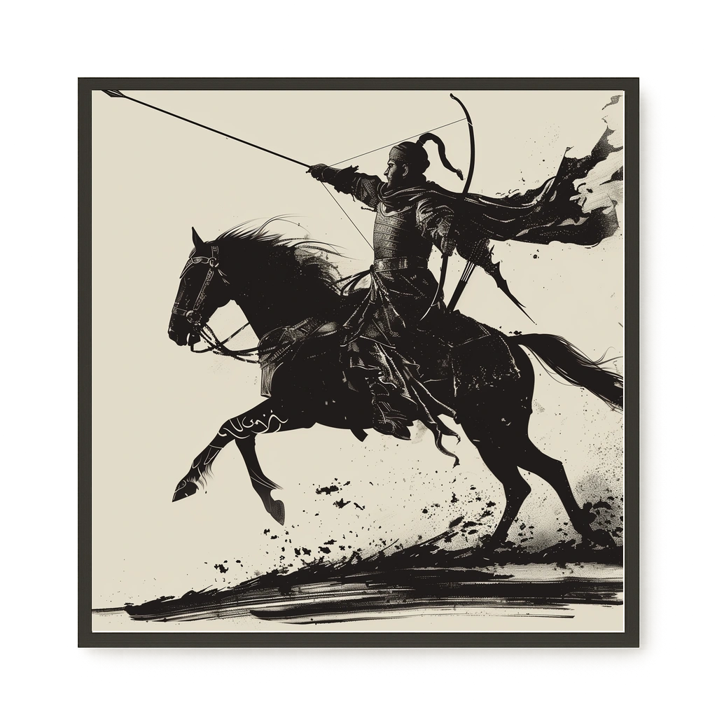 The Archer Warrior Canvas Wall Art