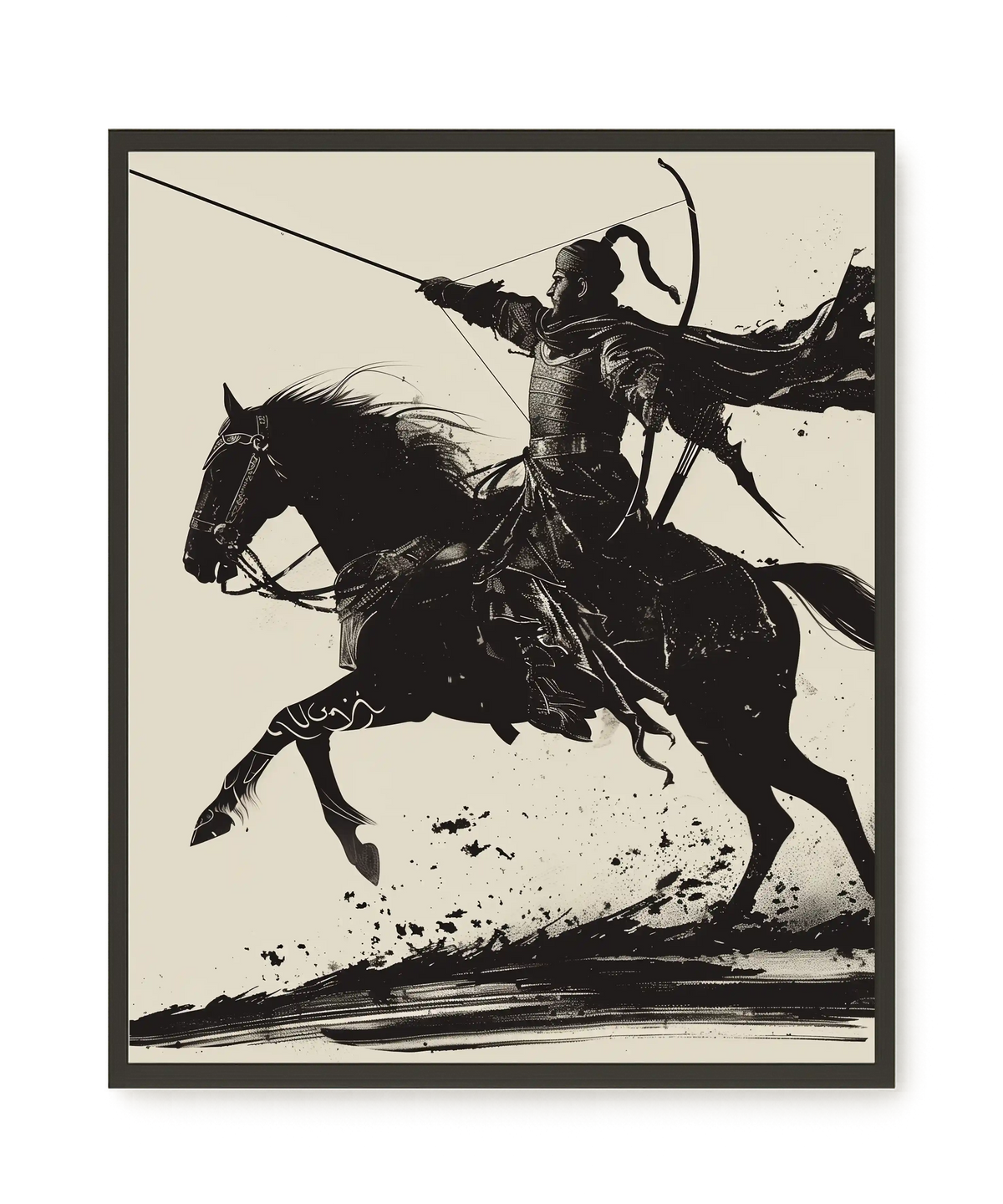 The Archer Warrior Canvas Wall Art