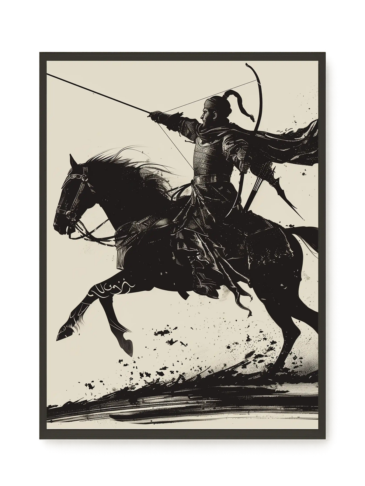 The Archer Warrior Canvas Wall Art