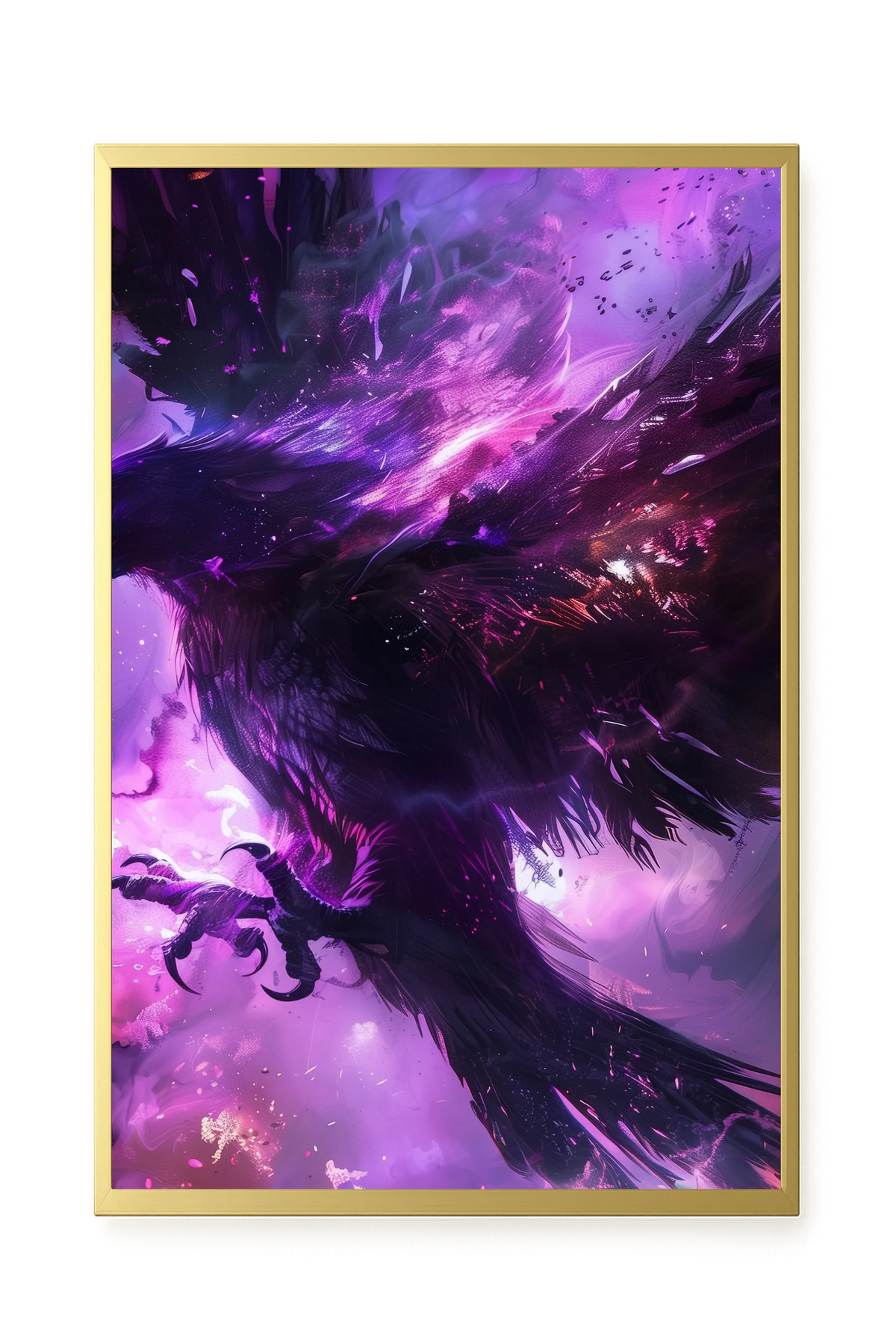 Cosmic Raven Canvas Print