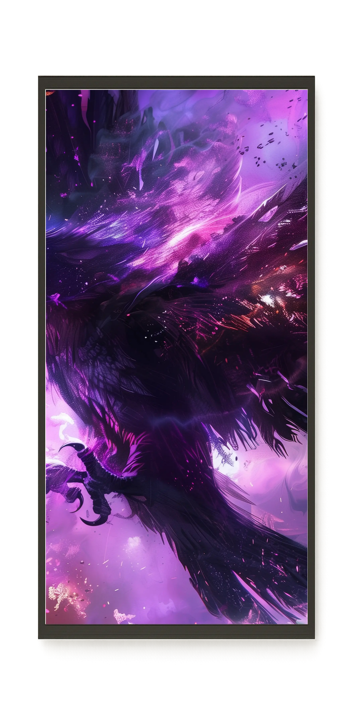 Cosmic Raven Canvas Print