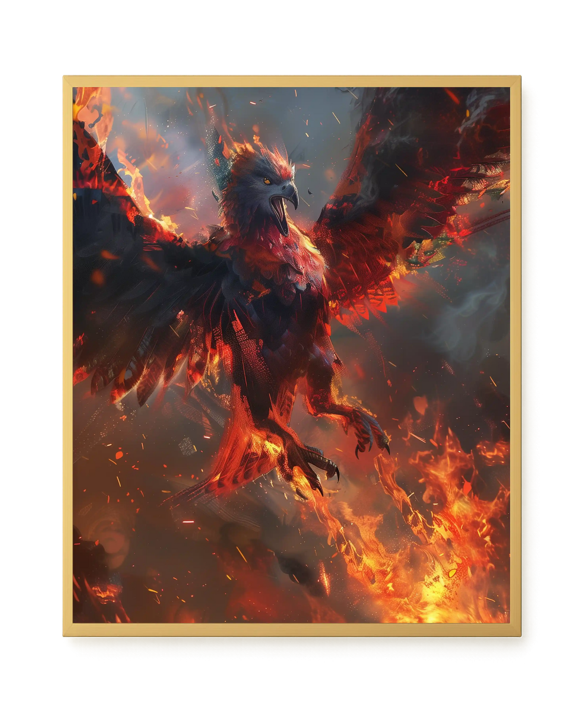 Phoenix Rise Canvas Print