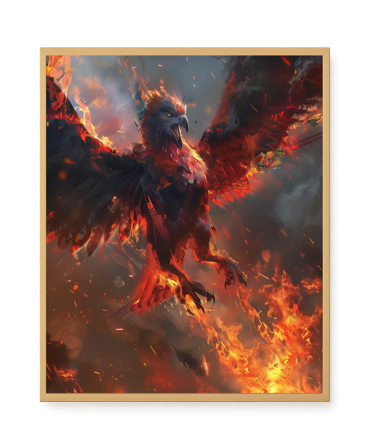 Phoenix Rise Canvas Print
