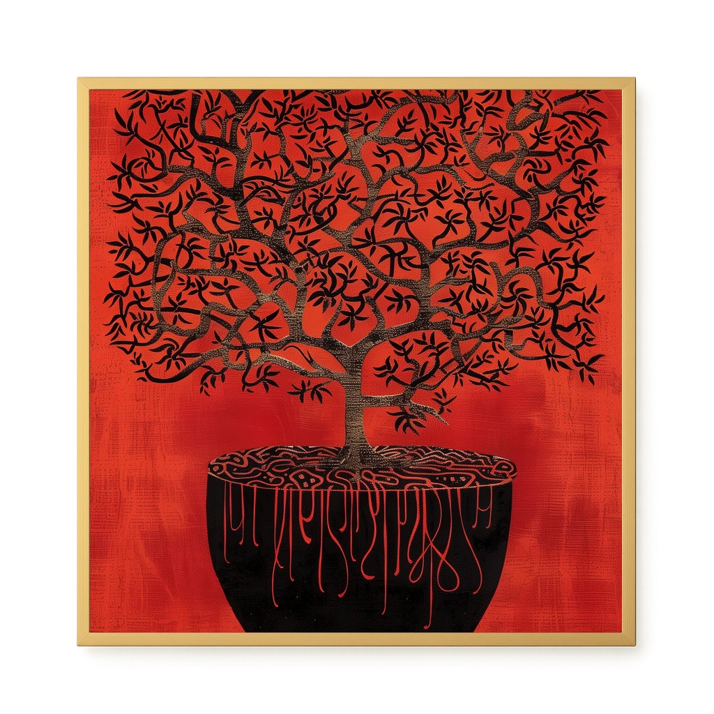 Rooted Tree Canvas Print