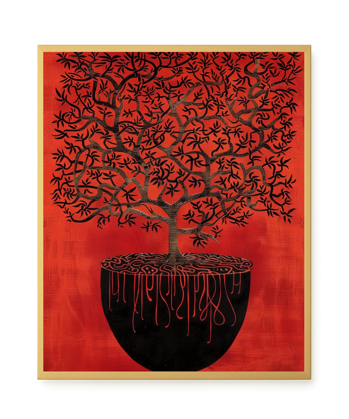 Rooted Tree Canvas Print