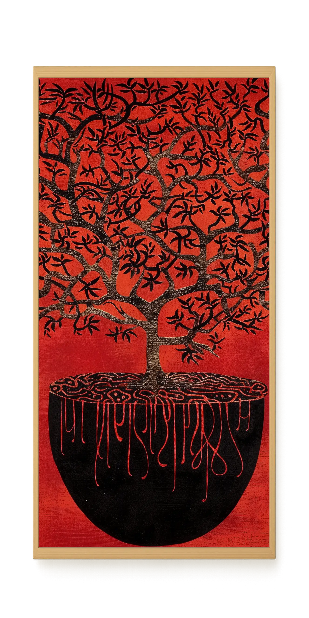 Rooted Tree Canvas Print