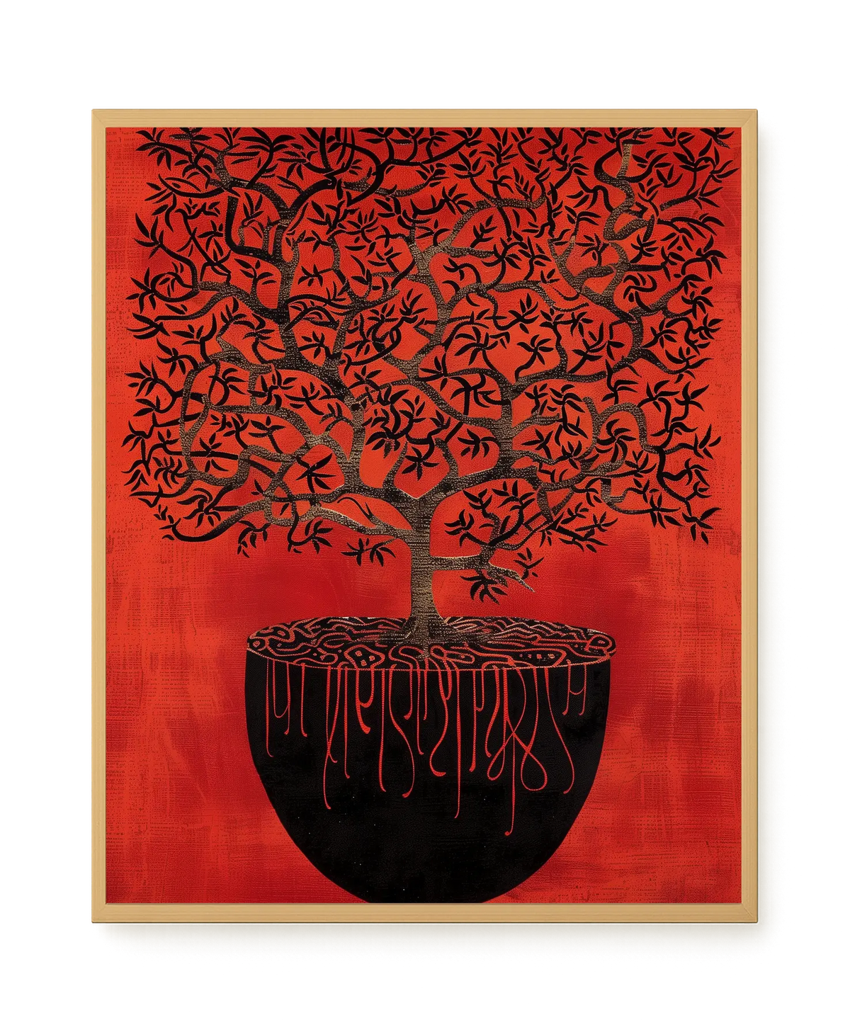 Rooted Tree Canvas Print