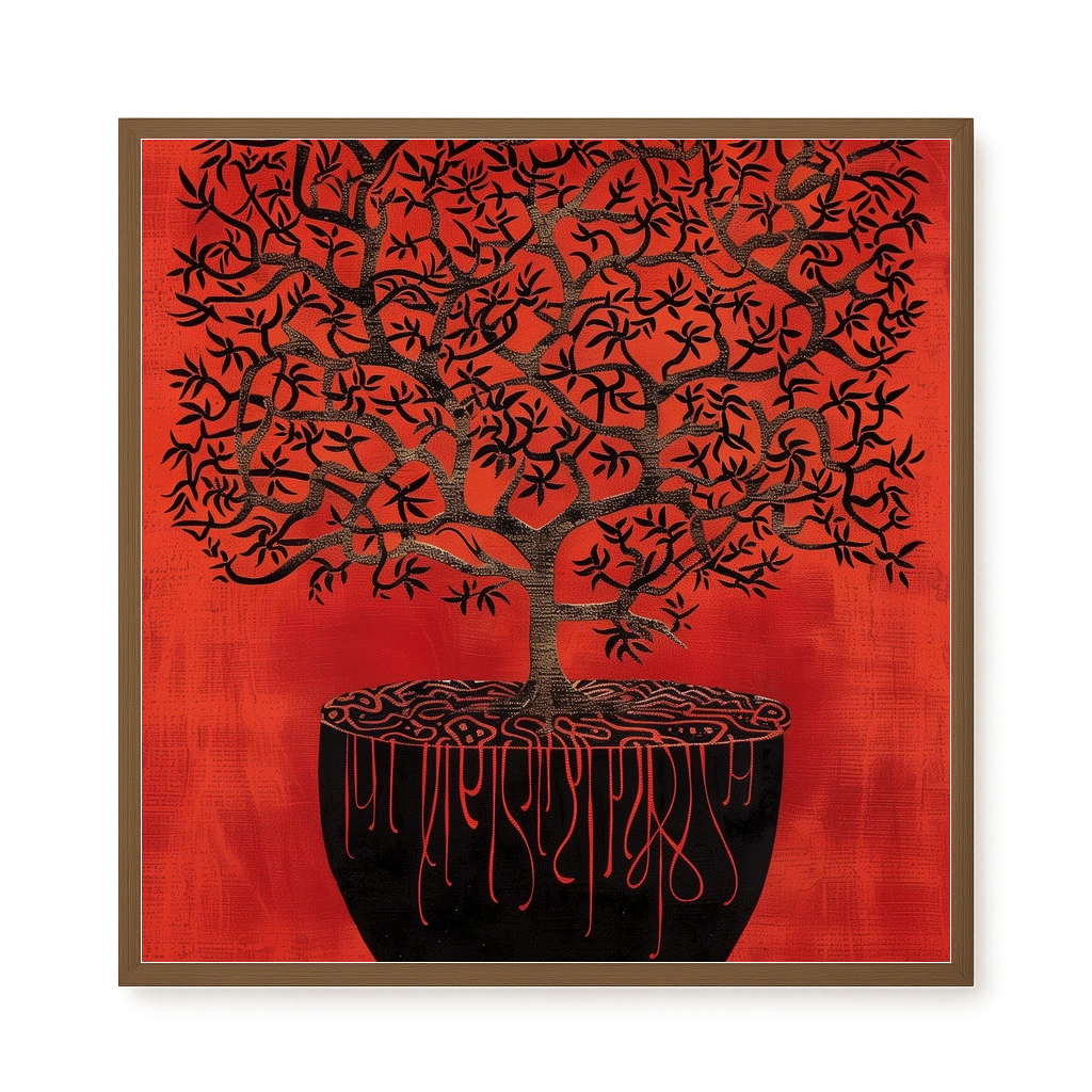 Rooted Tree Canvas Print