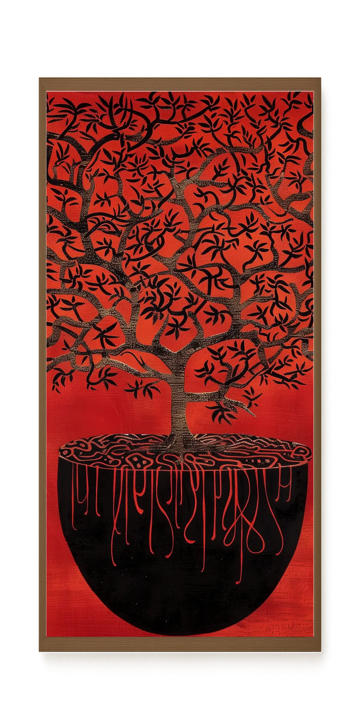 Rooted Tree Canvas Print