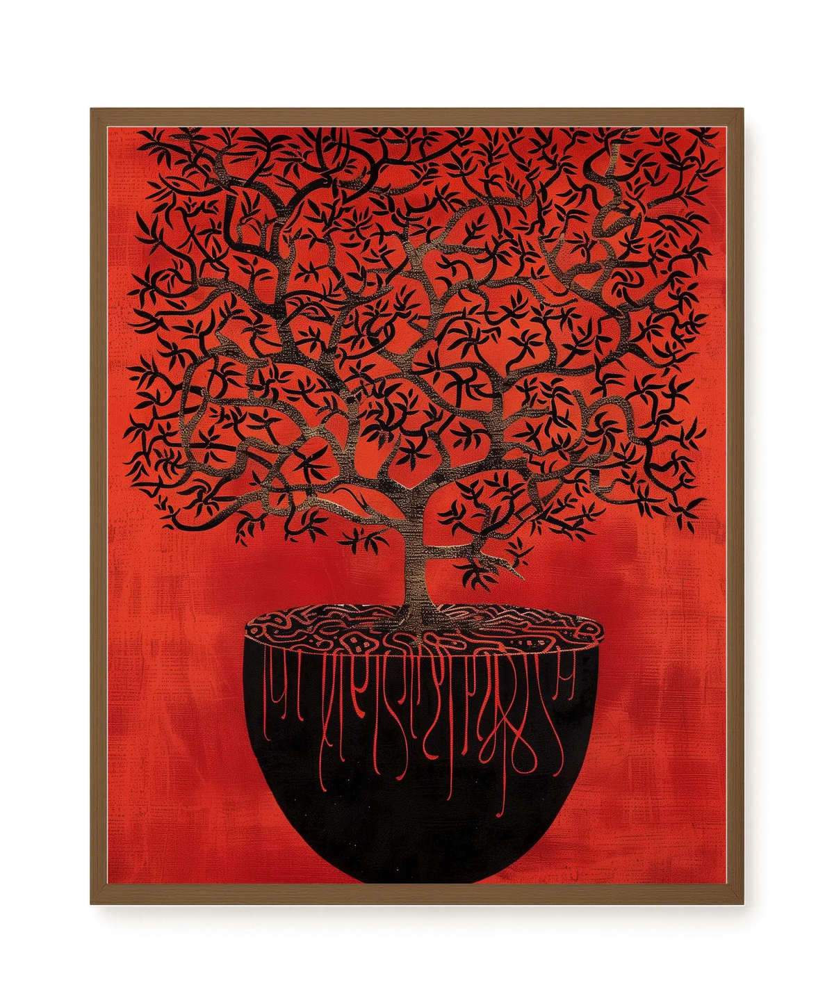 Rooted Tree Canvas Print