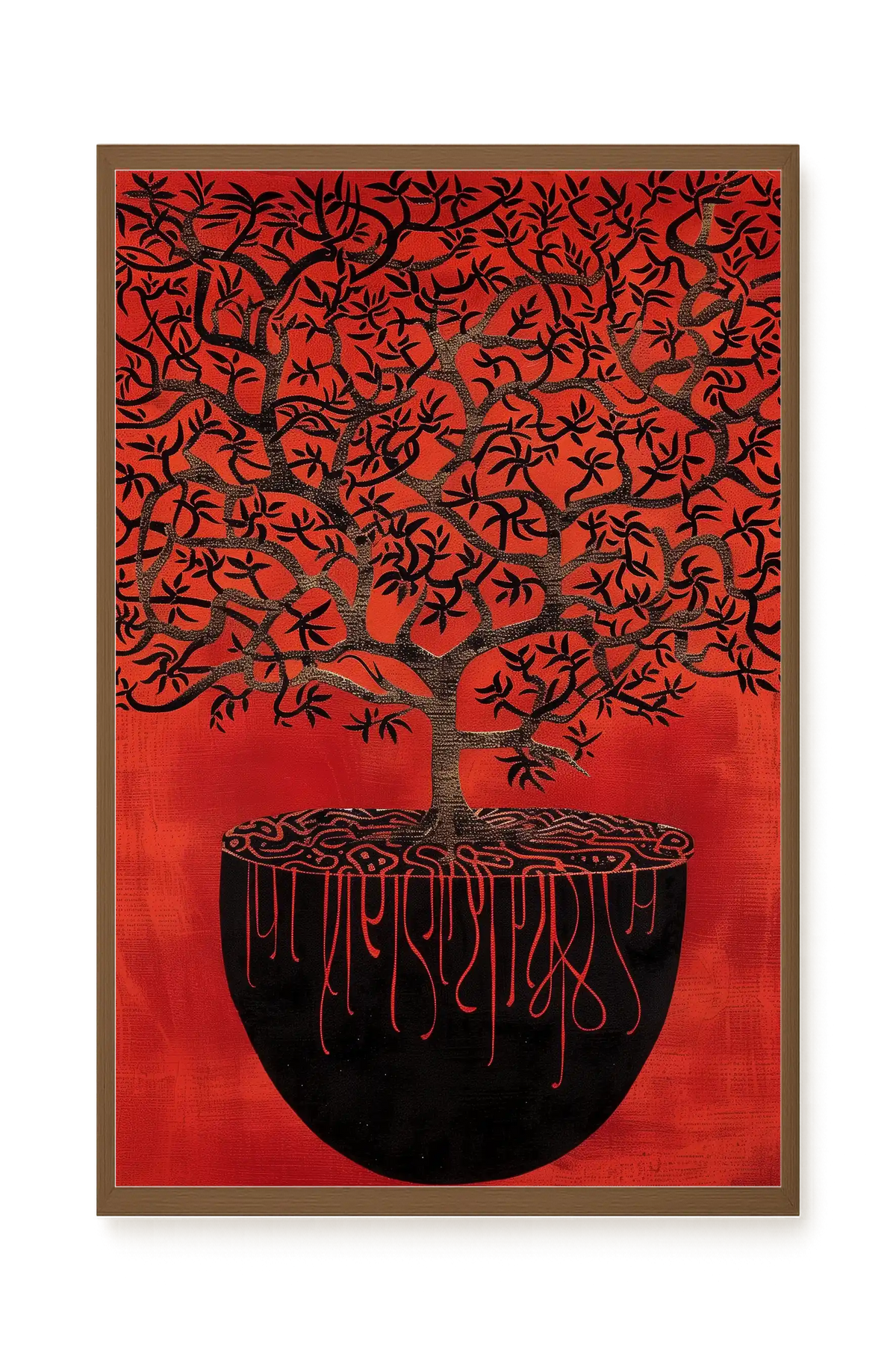 Rooted Tree Canvas Print