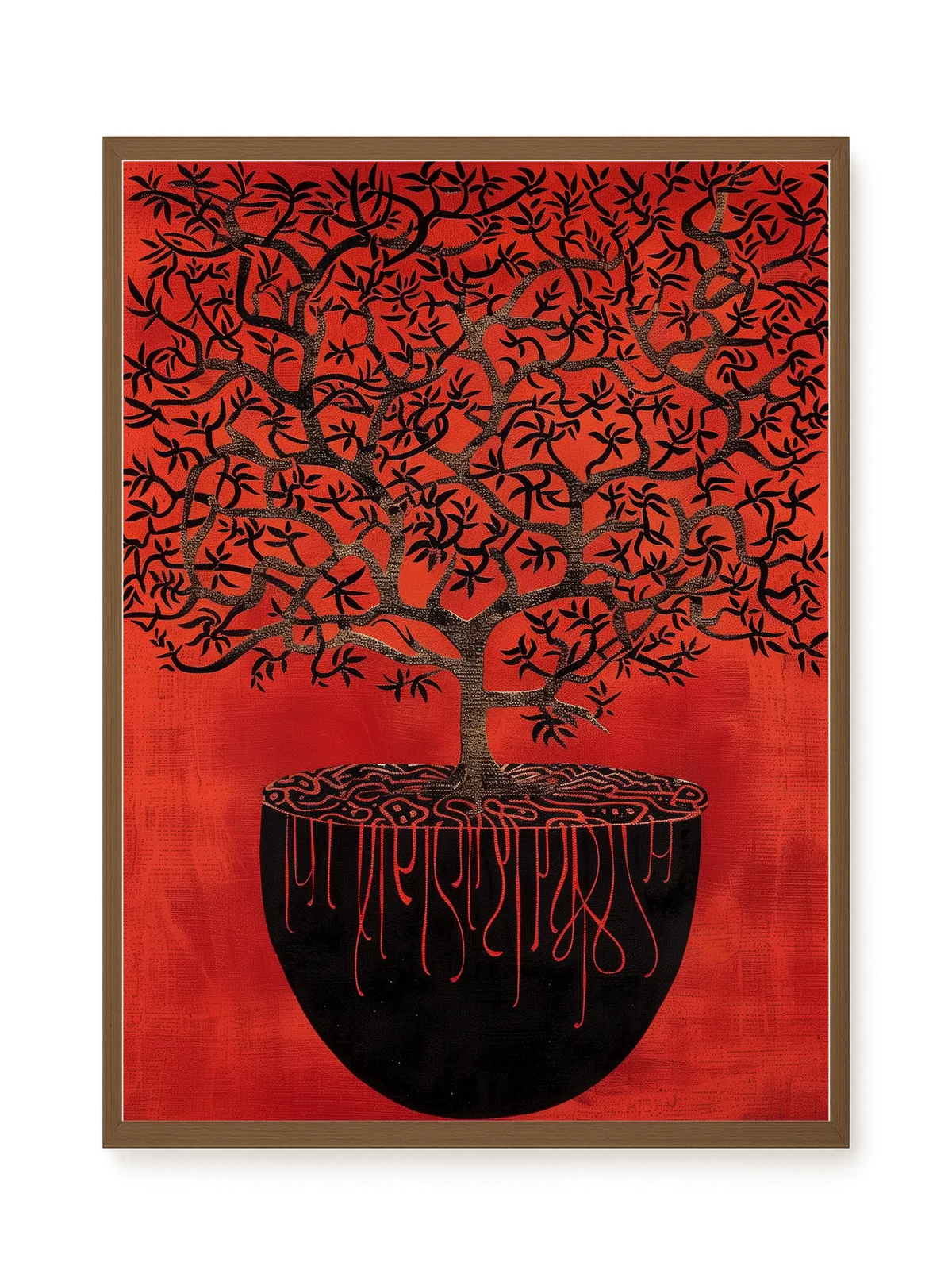 Rooted Tree Canvas Print
