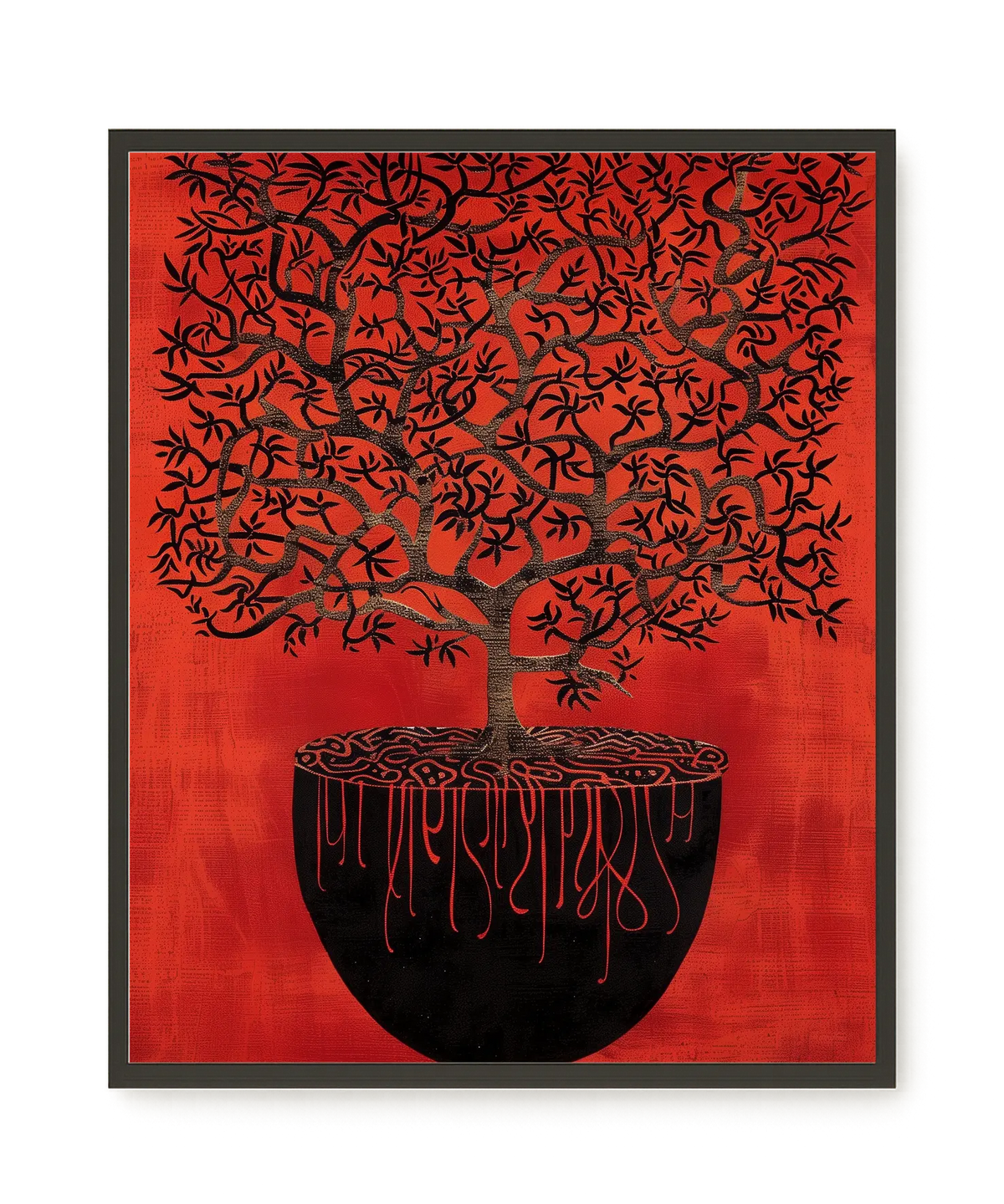 Rooted Tree Canvas Print