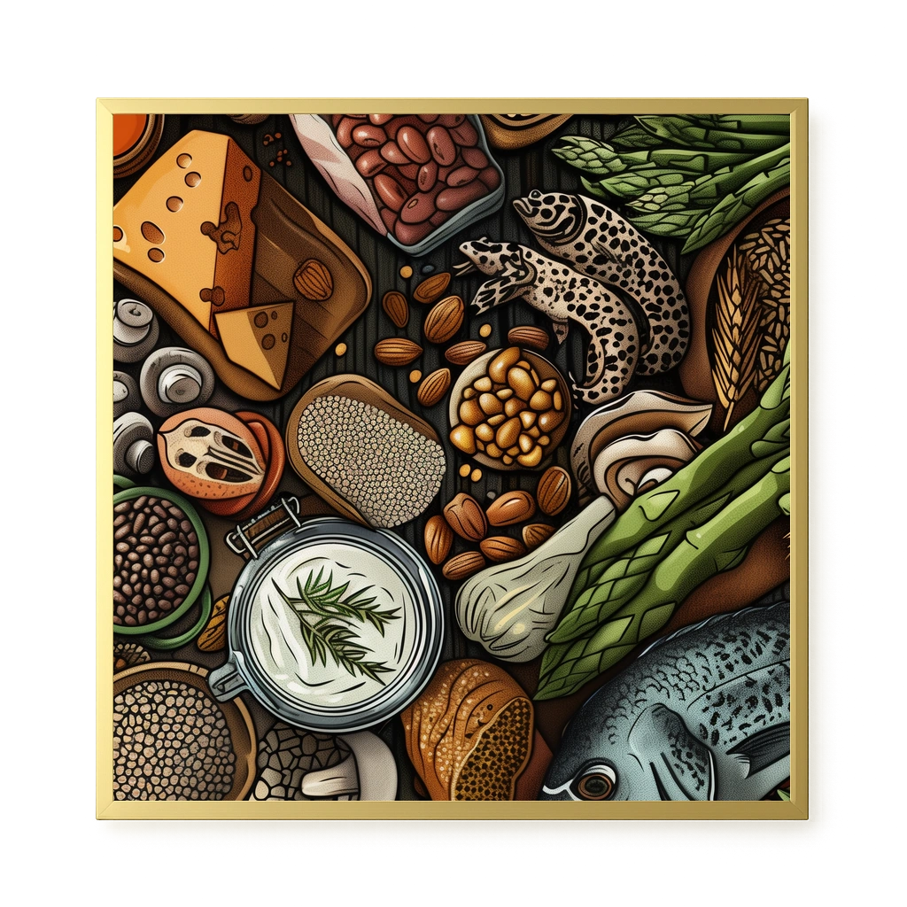 Whole Food Ingredients Canvas Print
