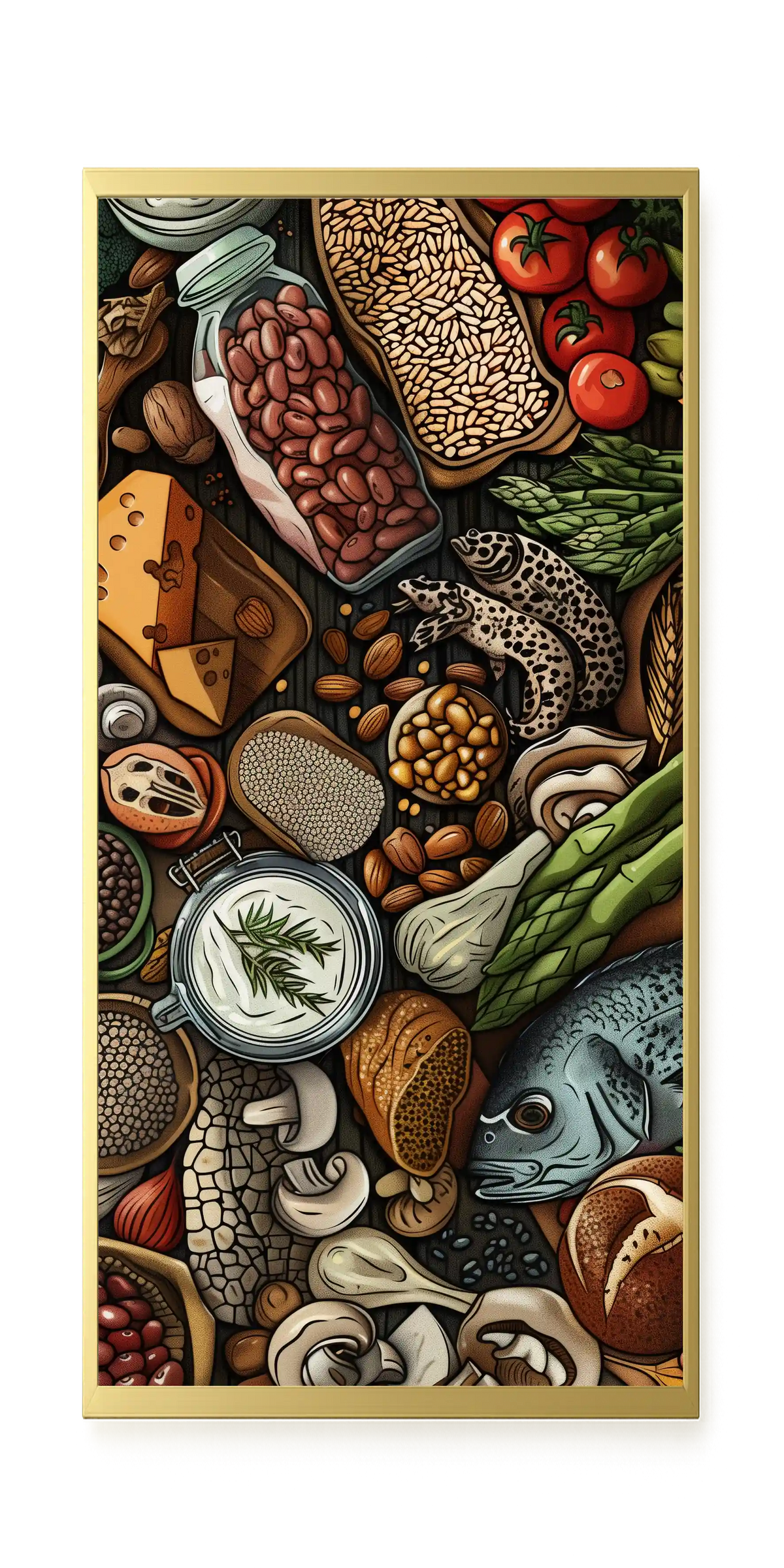 Whole Food Ingredients Canvas Print
