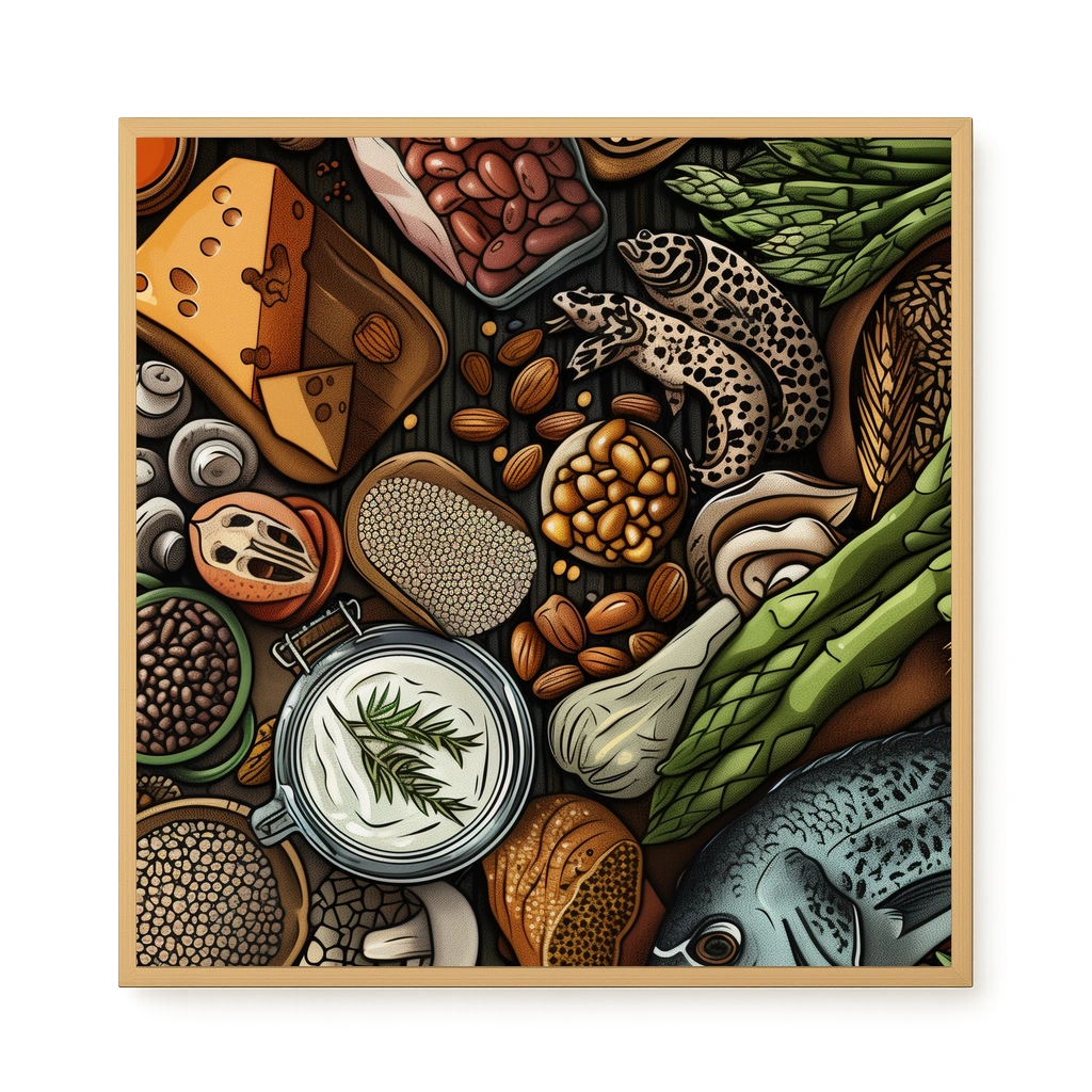 Whole Food Ingredients Canvas Print