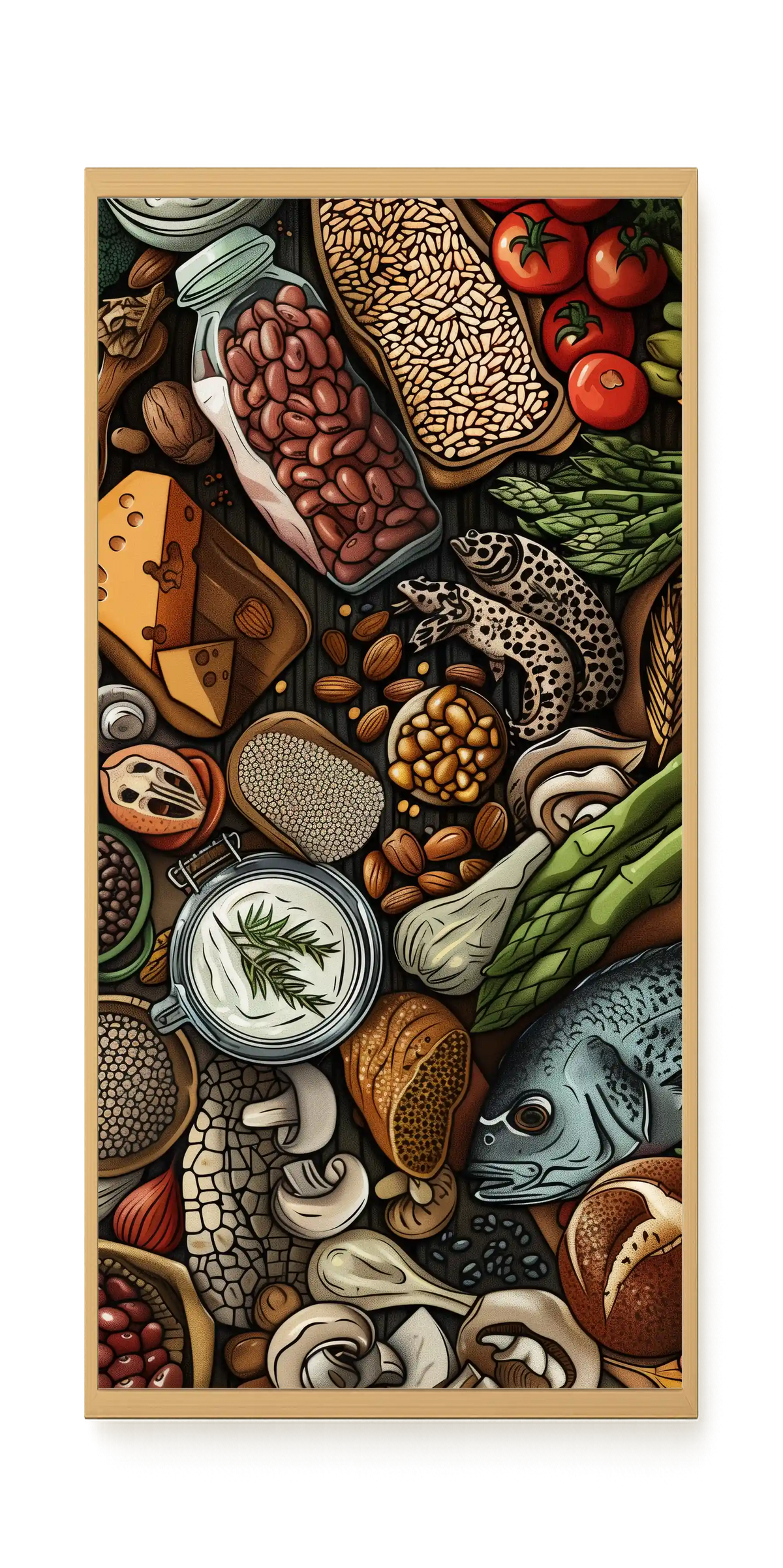 Whole Food Ingredients Canvas Print