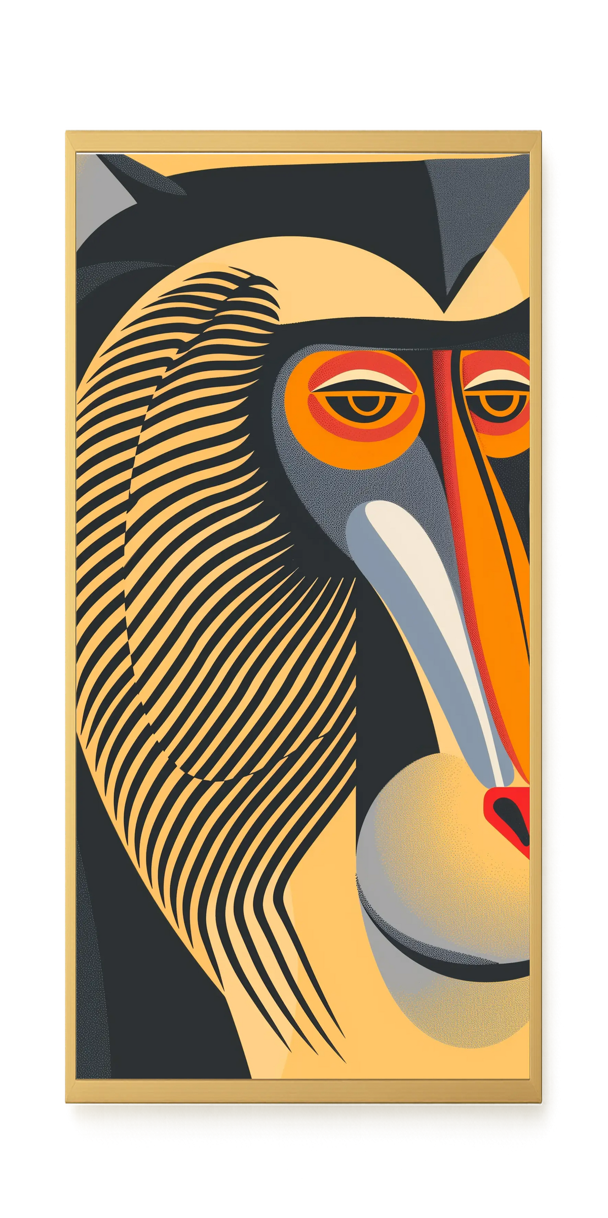 Abstract Animal Illustration Canvas Print