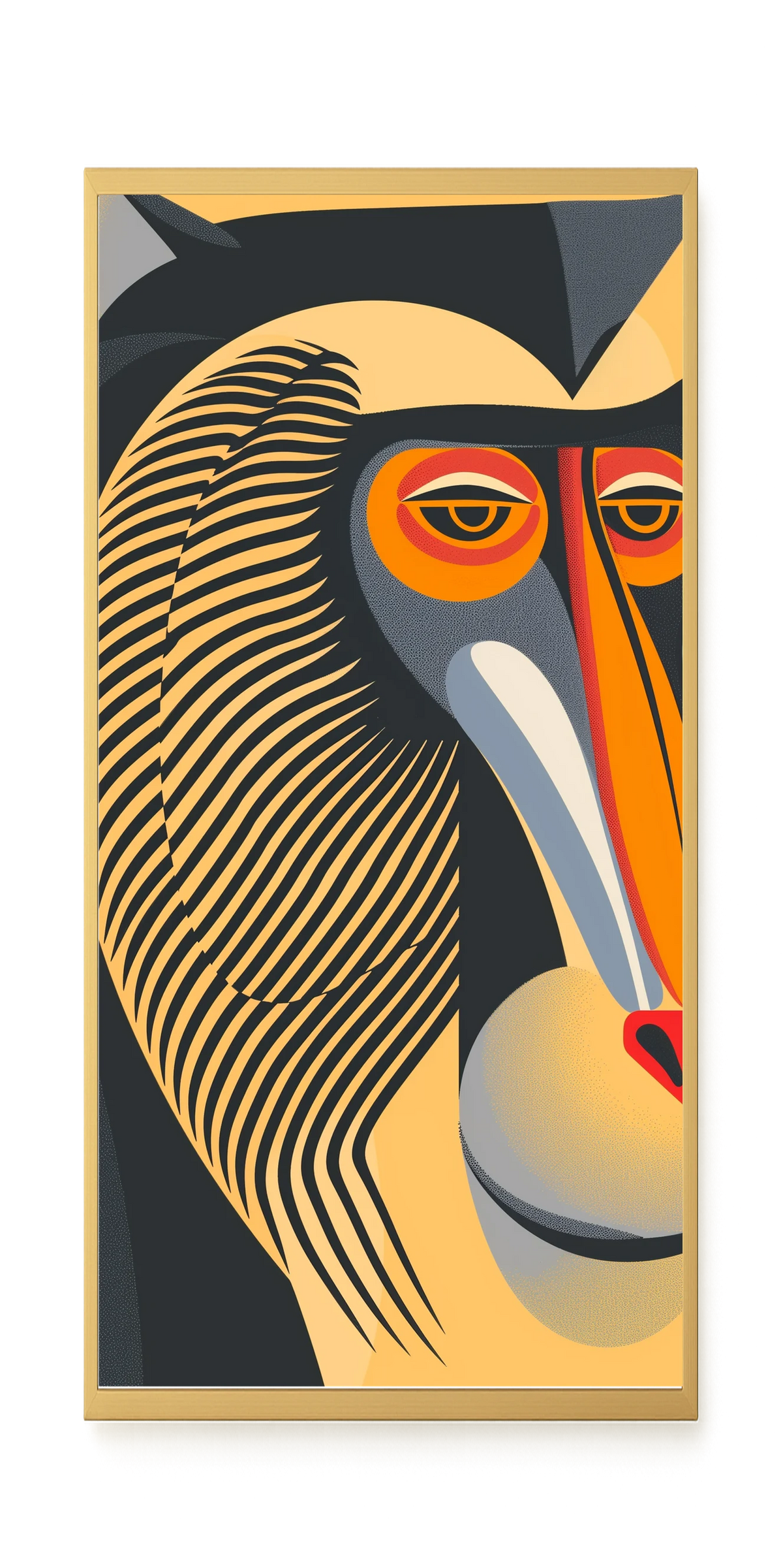 Abstract Animal Illustration Canvas Print