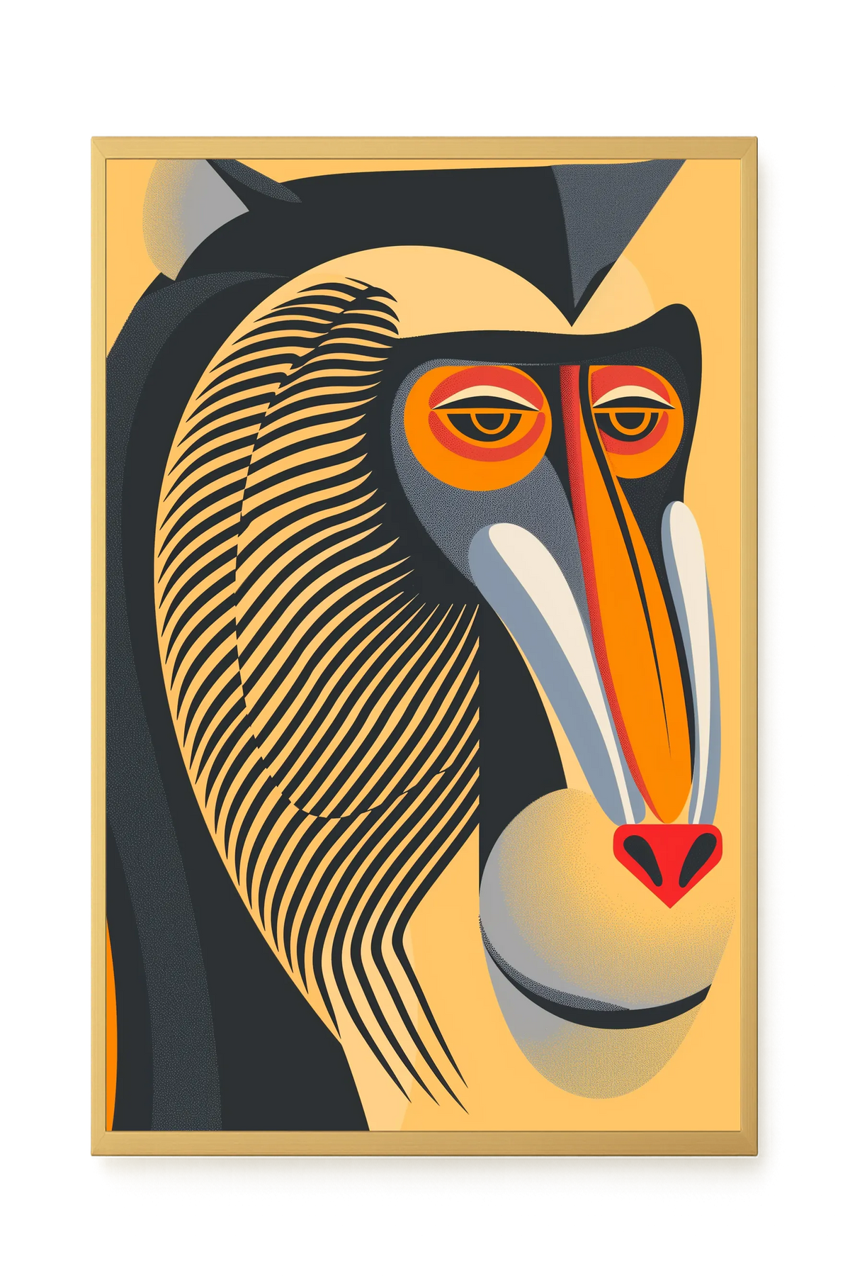 Abstract Animal Illustration Canvas Print