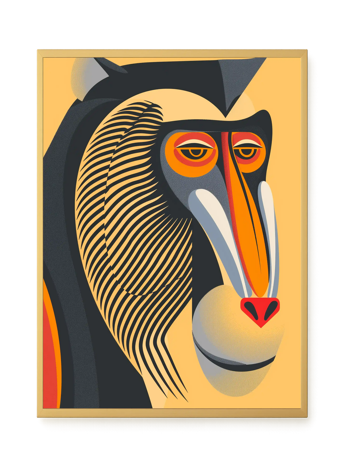 Abstract Animal Illustration Canvas Print