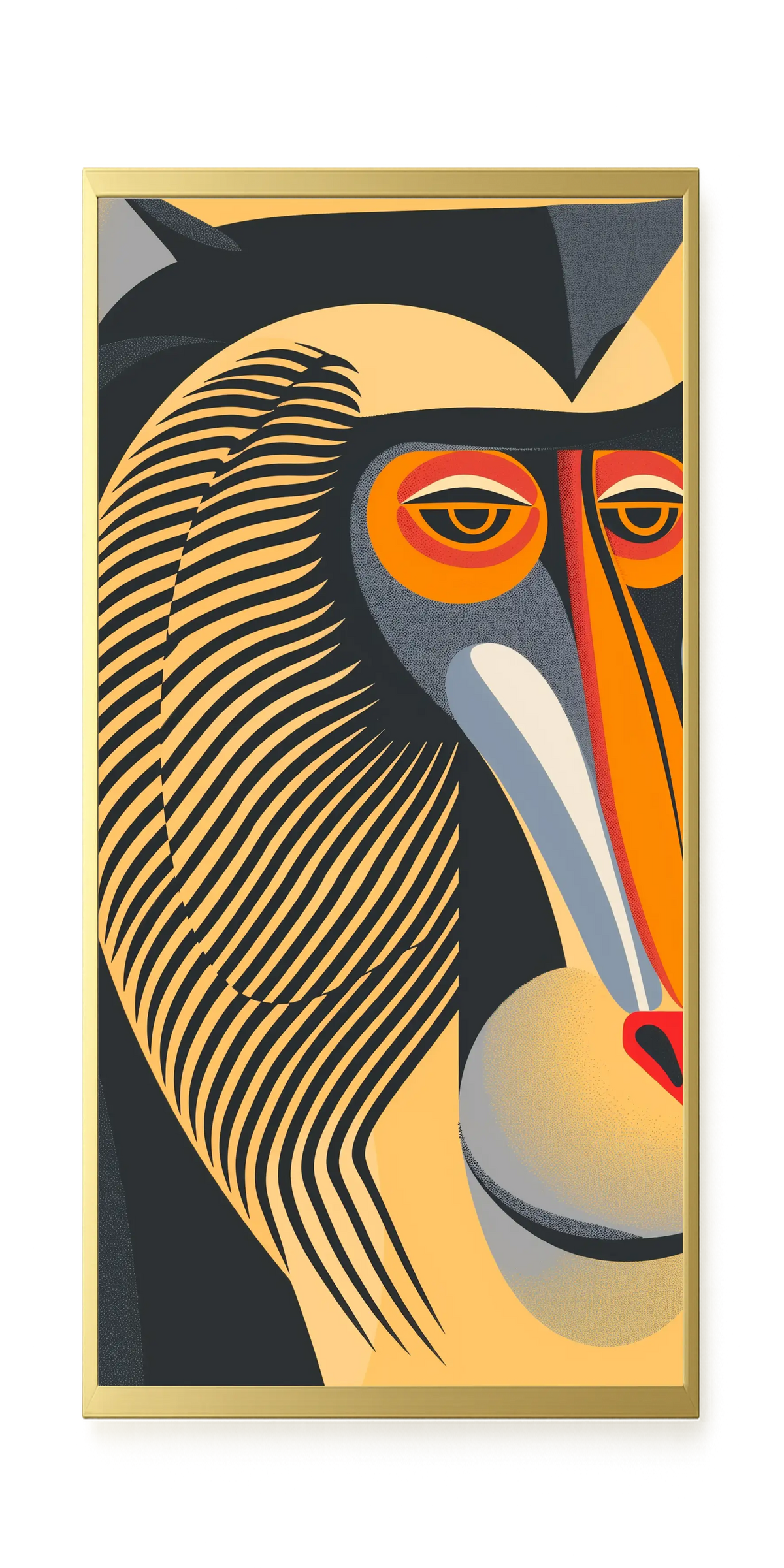 Abstract Animal Illustration Canvas Print