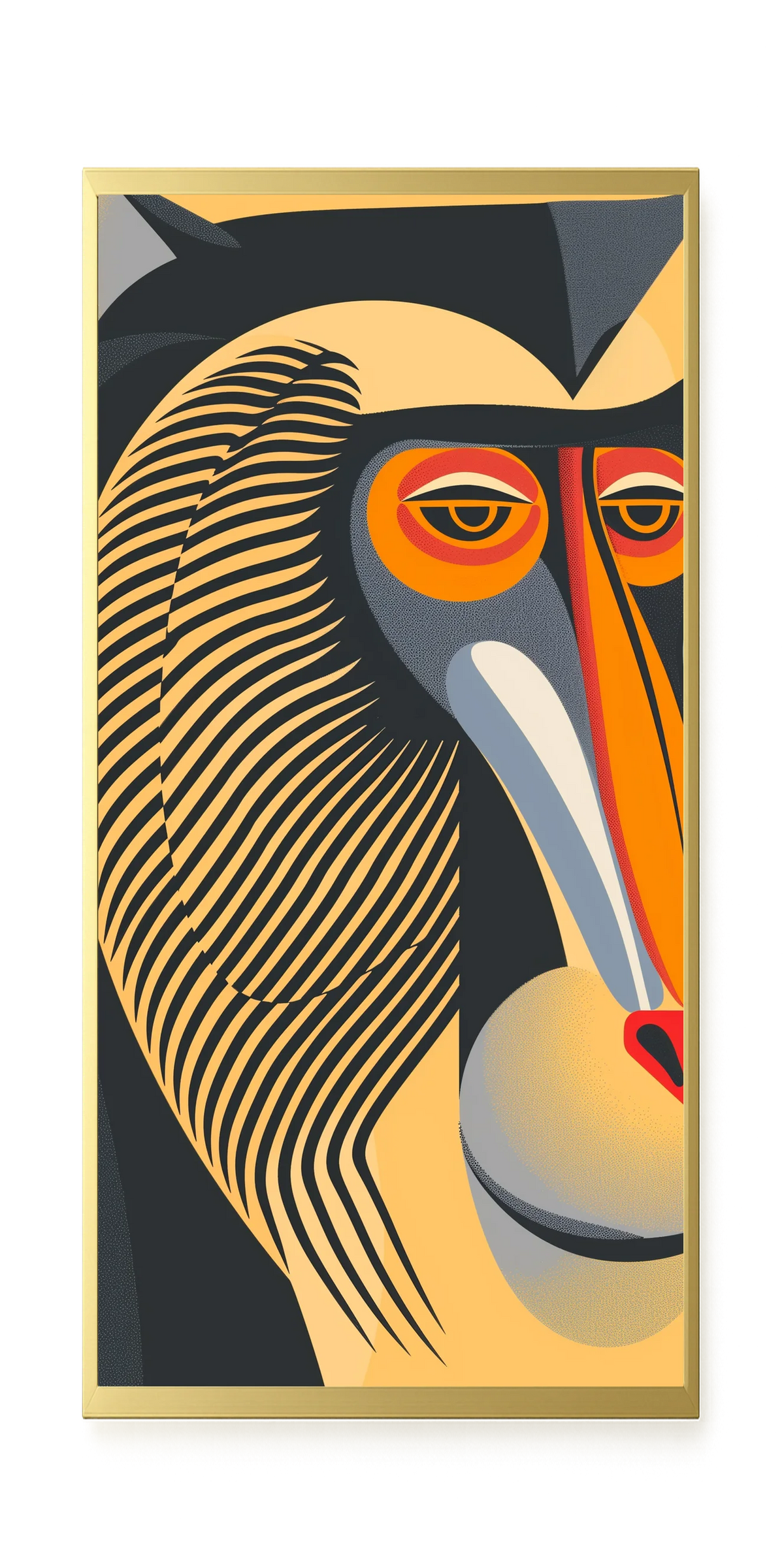 Abstract Animal Illustration Canvas Print