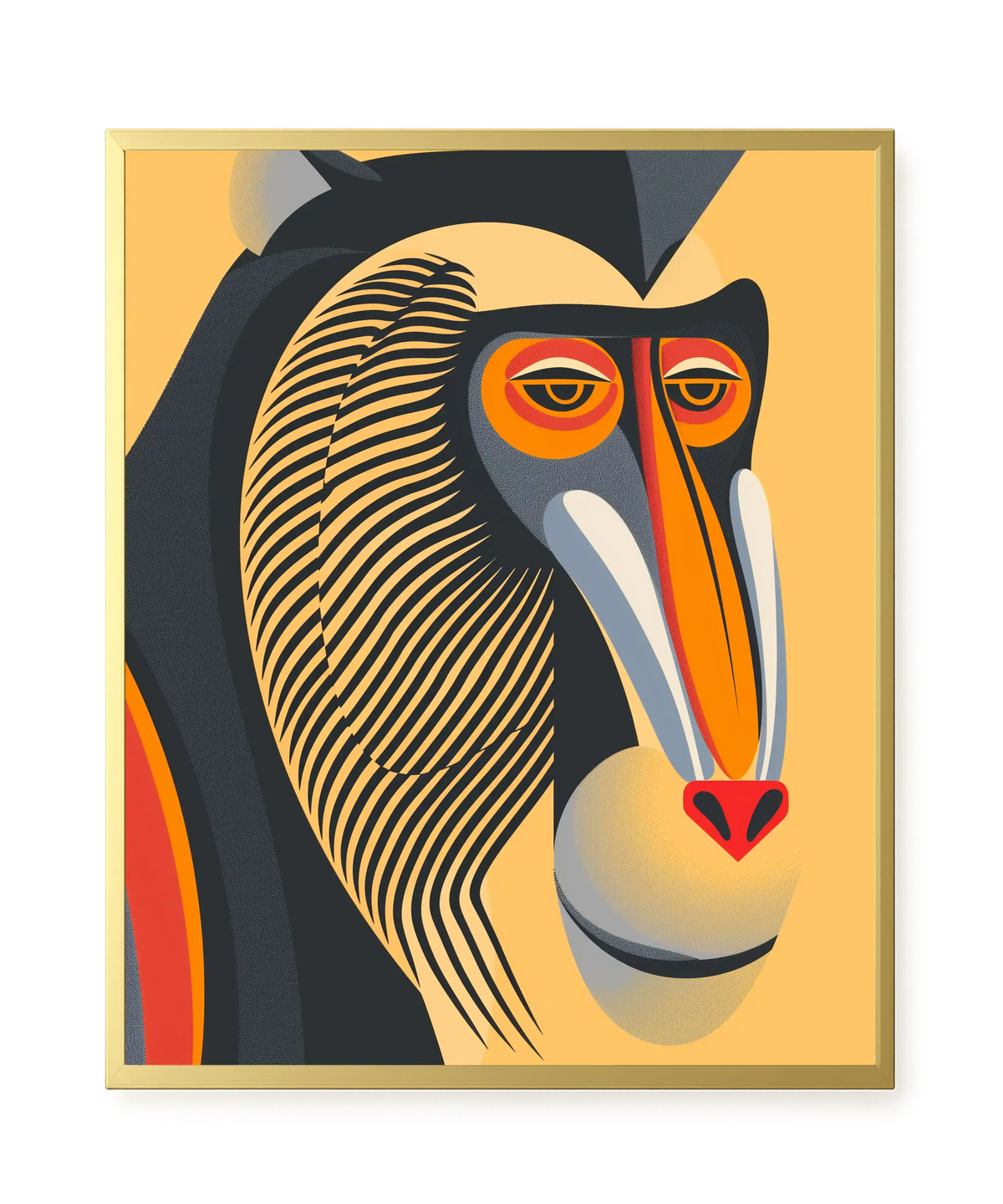 Abstract Animal Illustration Canvas Print