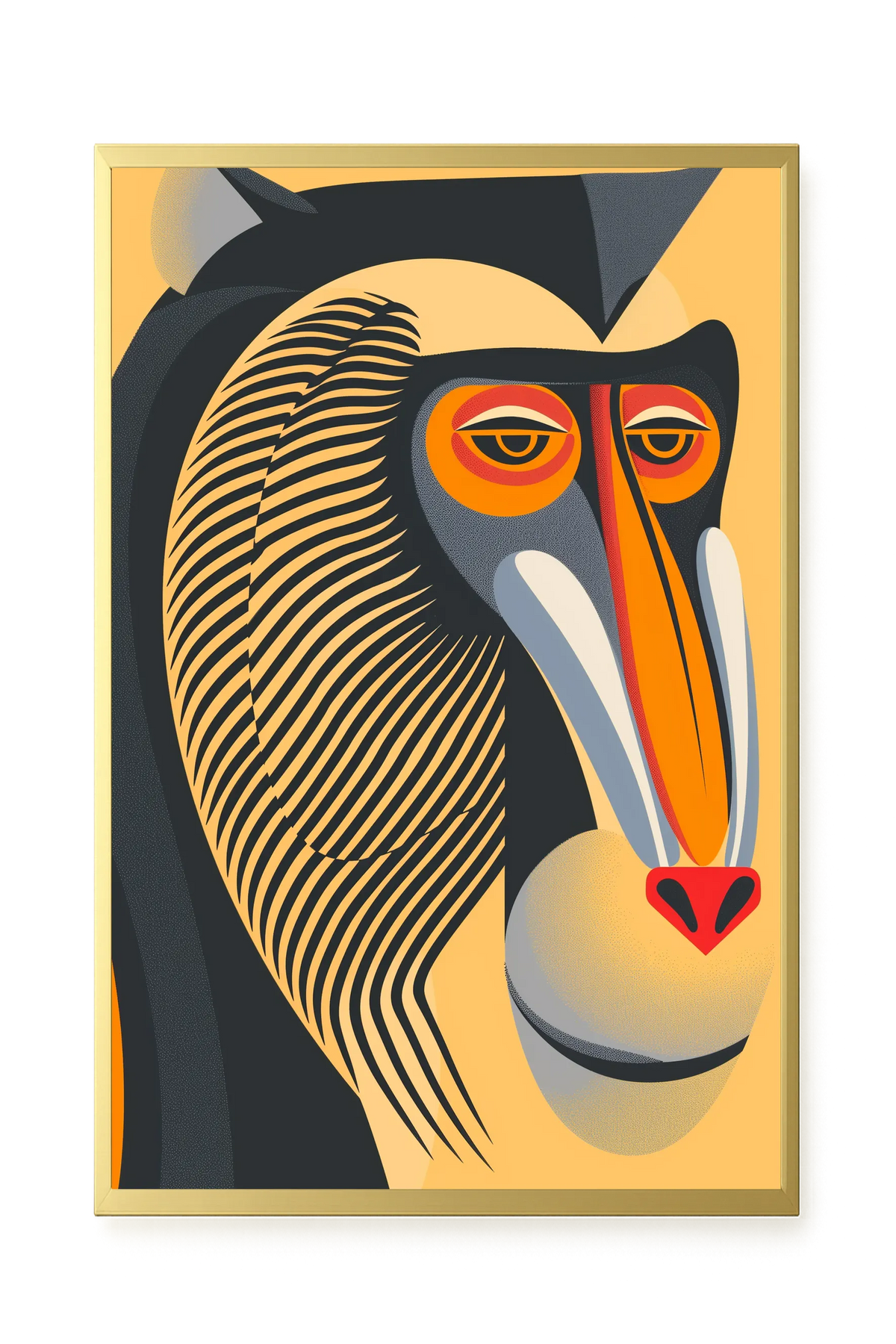 Abstract Animal Illustration Canvas Print