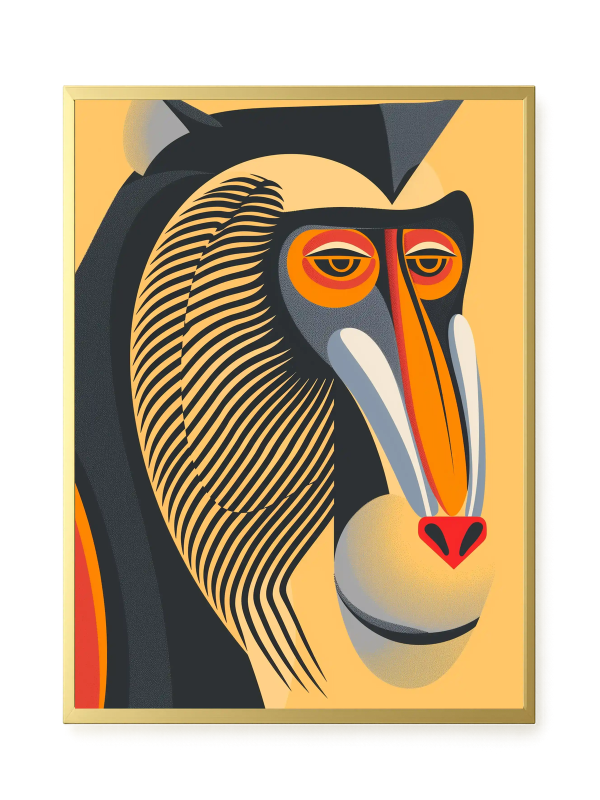 Abstract Animal Illustration Canvas Print