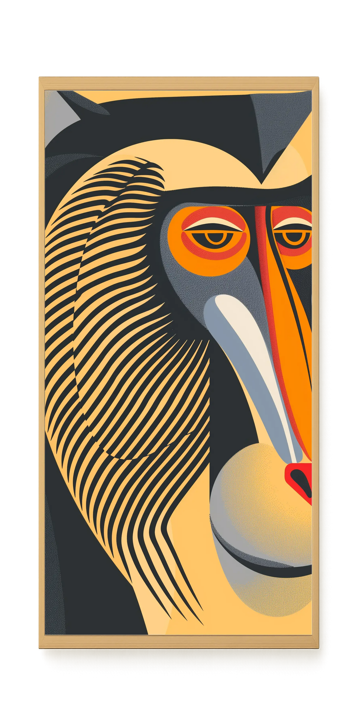 Abstract Animal Illustration Canvas Print