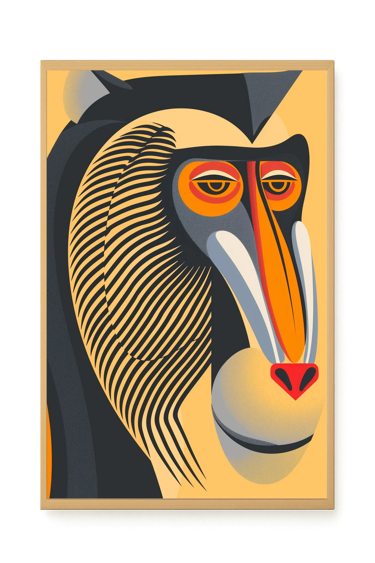 Abstract Animal Illustration Canvas Print