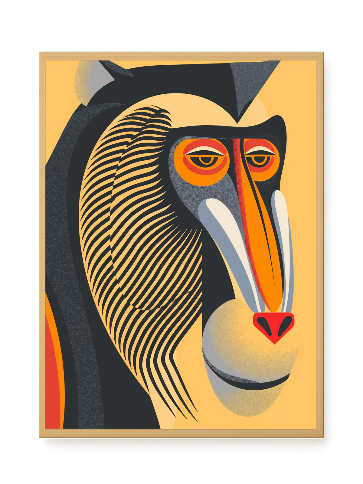 Abstract Animal Illustration Canvas Print