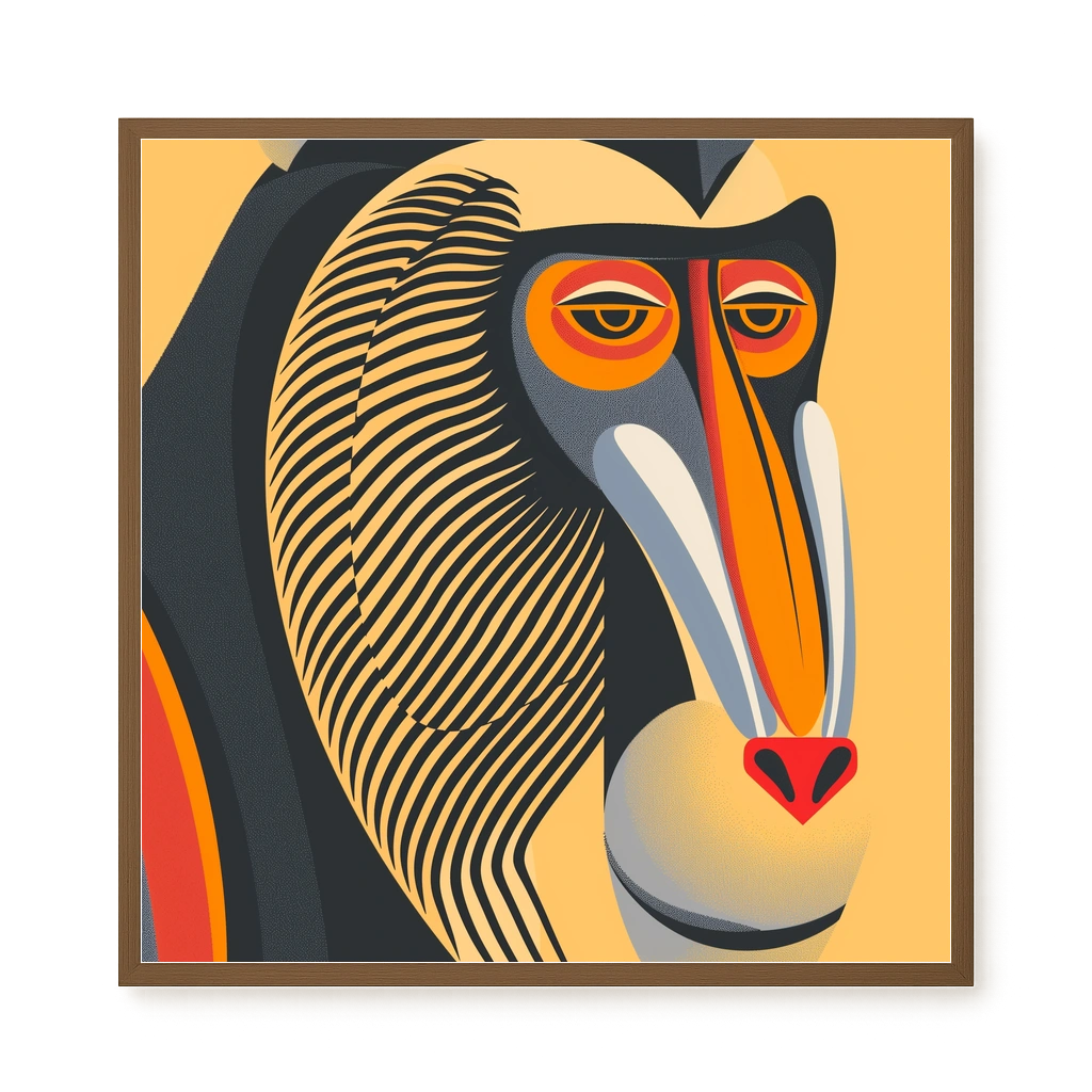 Abstract Animal Illustration Canvas Print
