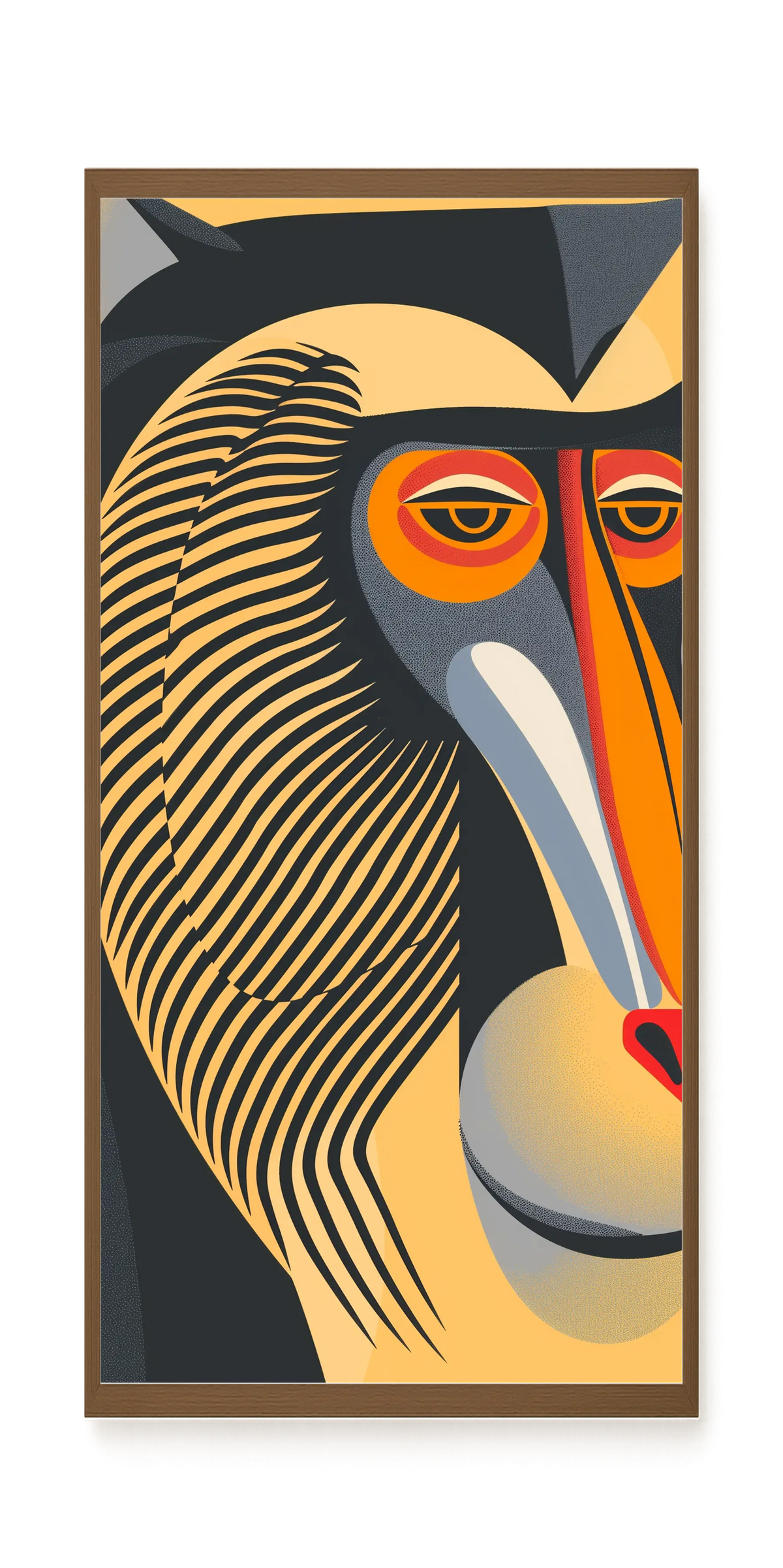 Abstract Animal Illustration Canvas Print