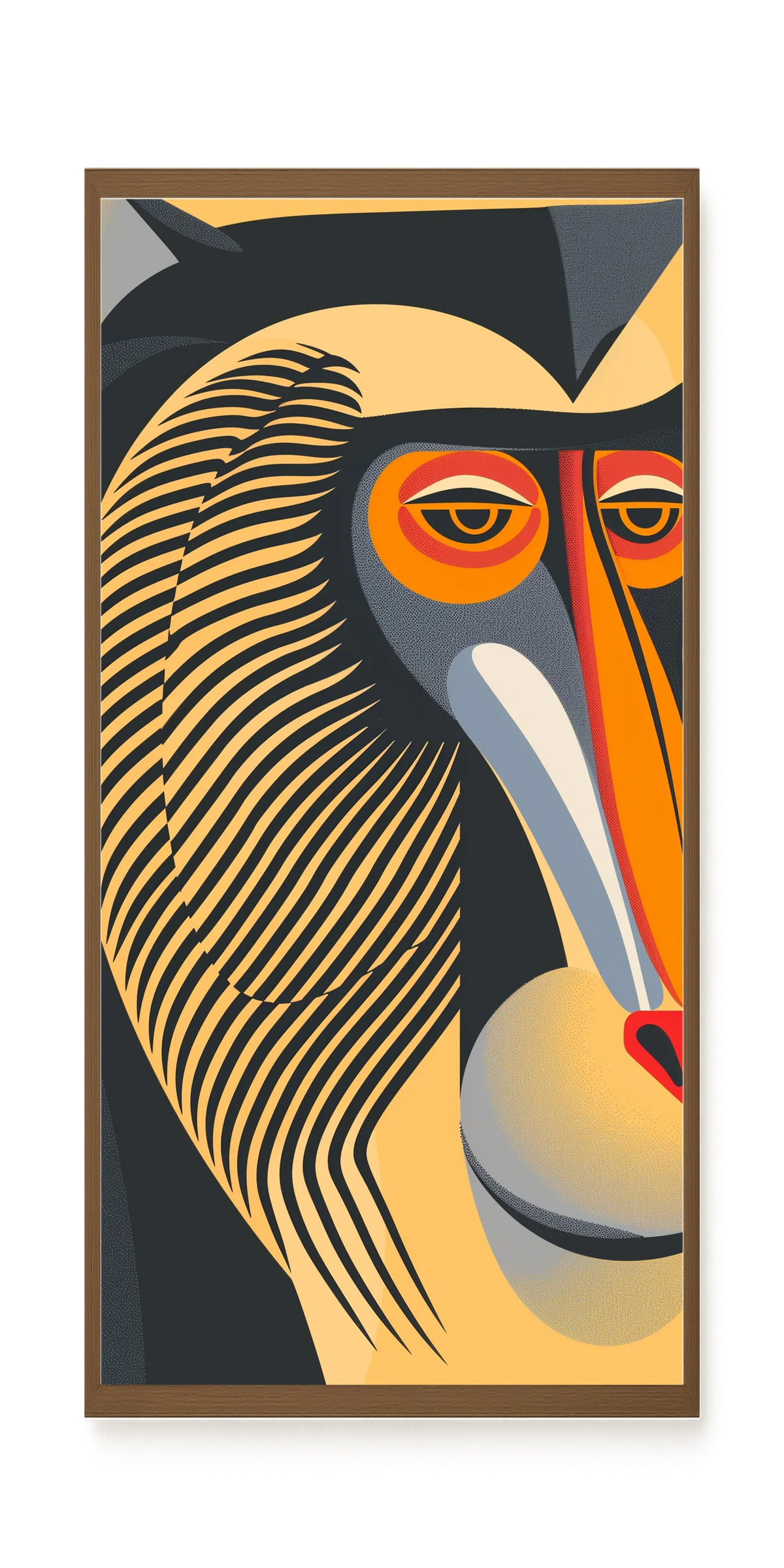 Abstract Animal Illustration Canvas Print