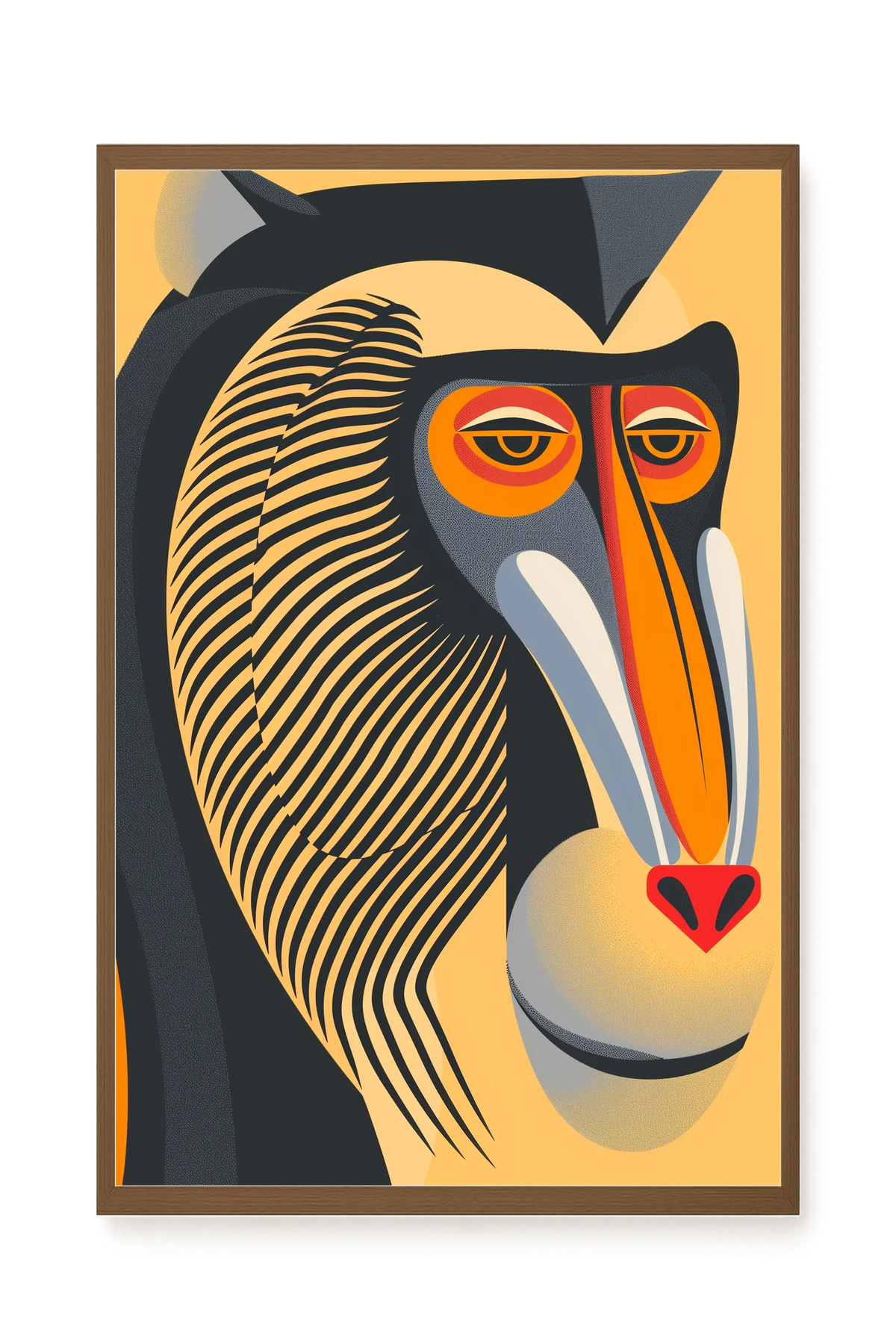 Abstract Animal Illustration Canvas Print