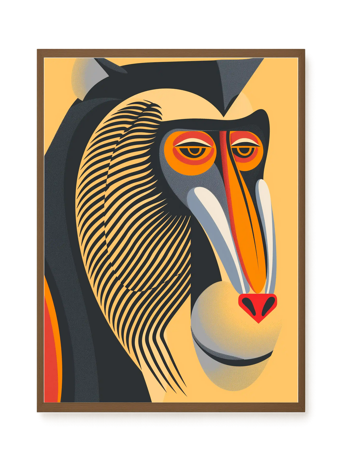Abstract Animal Illustration Canvas Print