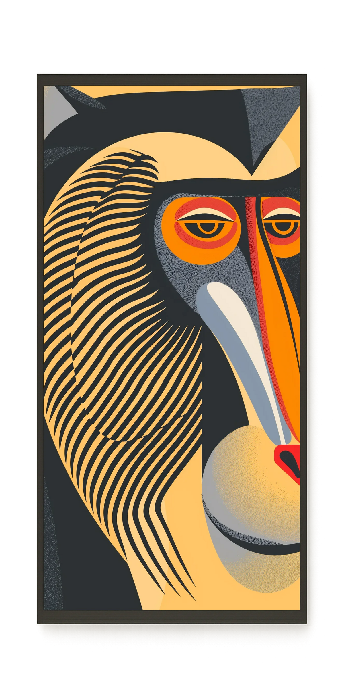 Abstract Animal Illustration Canvas Print