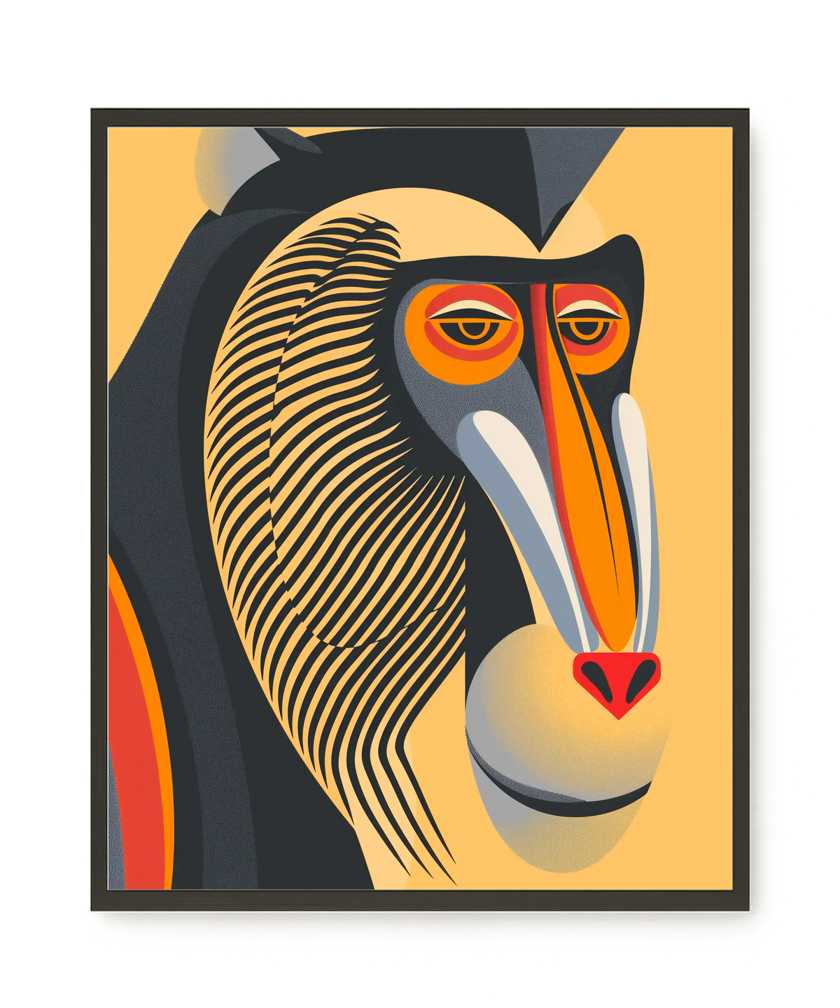 Abstract Animal Illustration Canvas Print