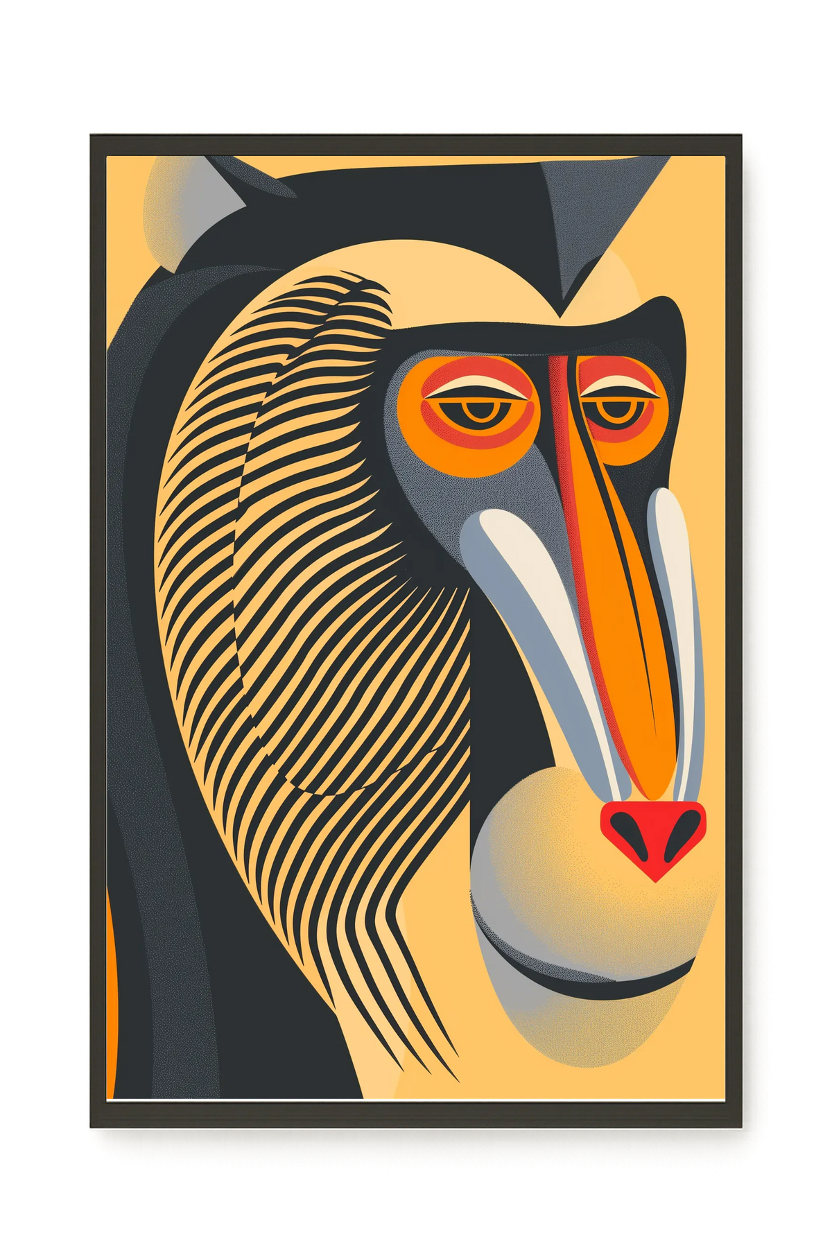 Abstract Animal Illustration Canvas Print