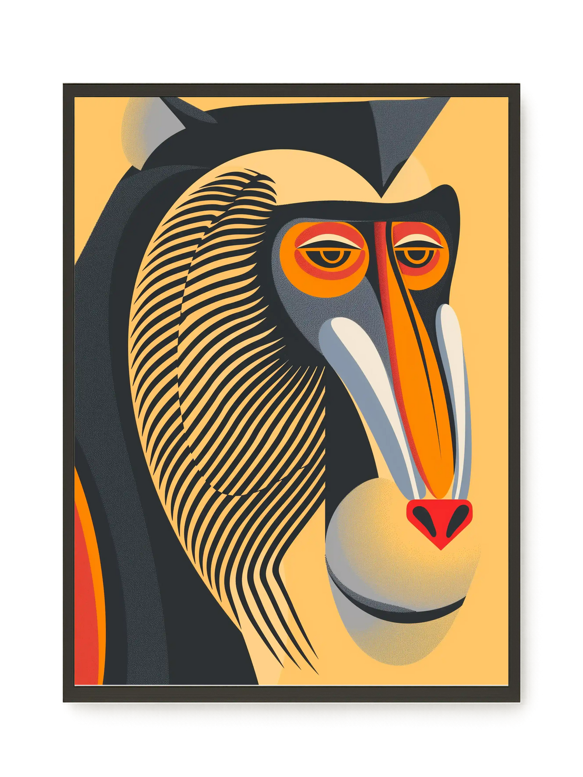Abstract Animal Illustration Canvas Print